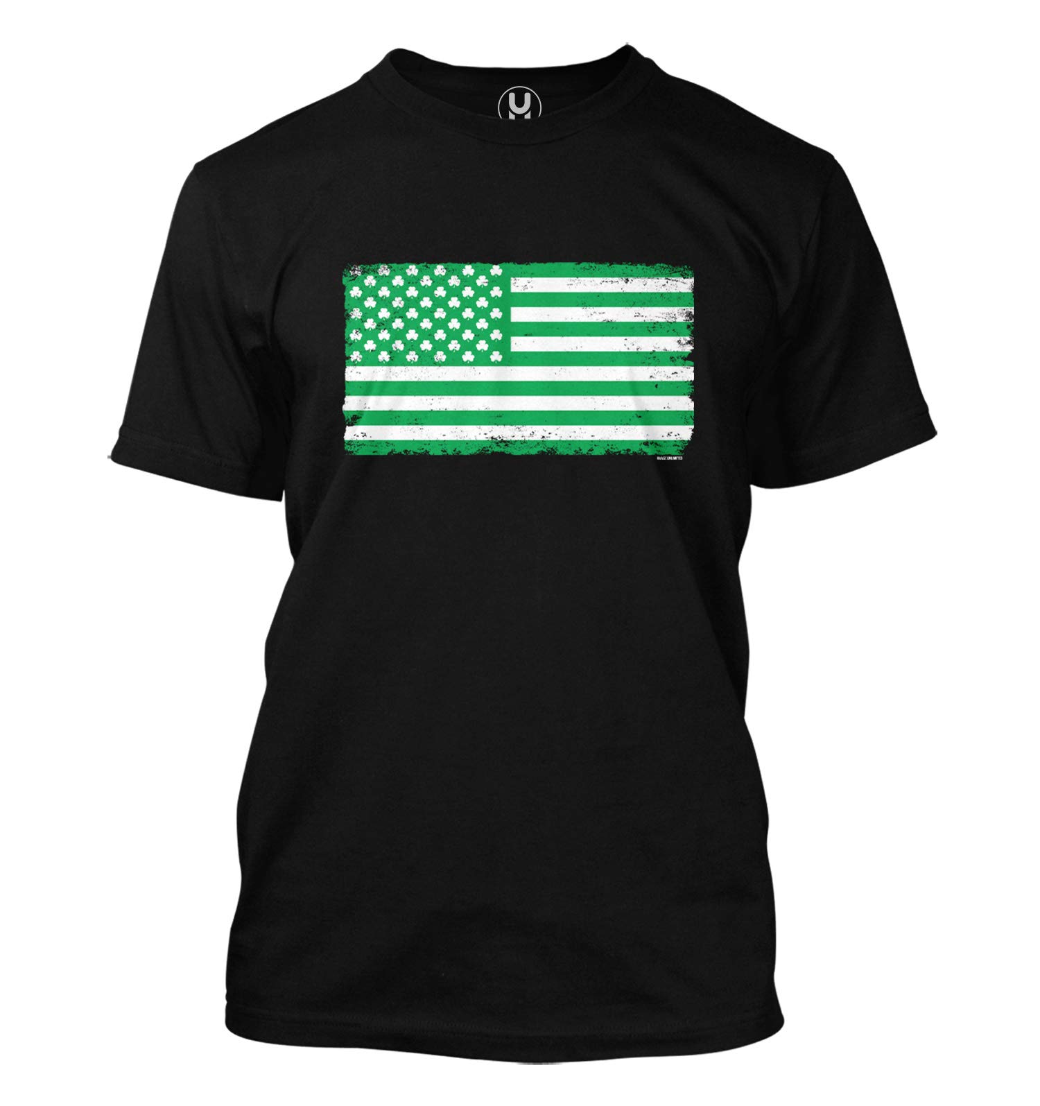 USA Irish Shamrock Men's T-Shirt - Patriotic St. Patrick's Day Wear