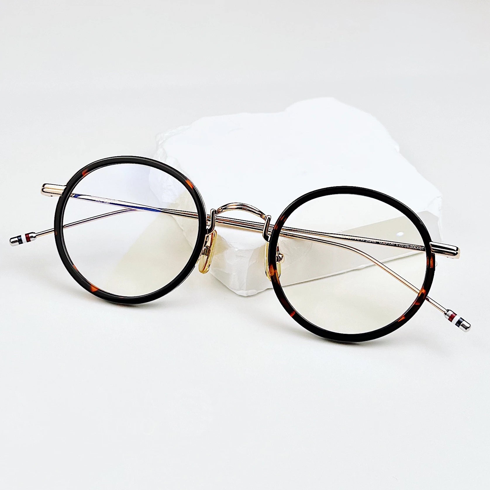 Stylish Black Unisex Acetate & Alloy Round Eyeglasses Frame X906 - Perfect for Reading, Work, and Fashion Accessories