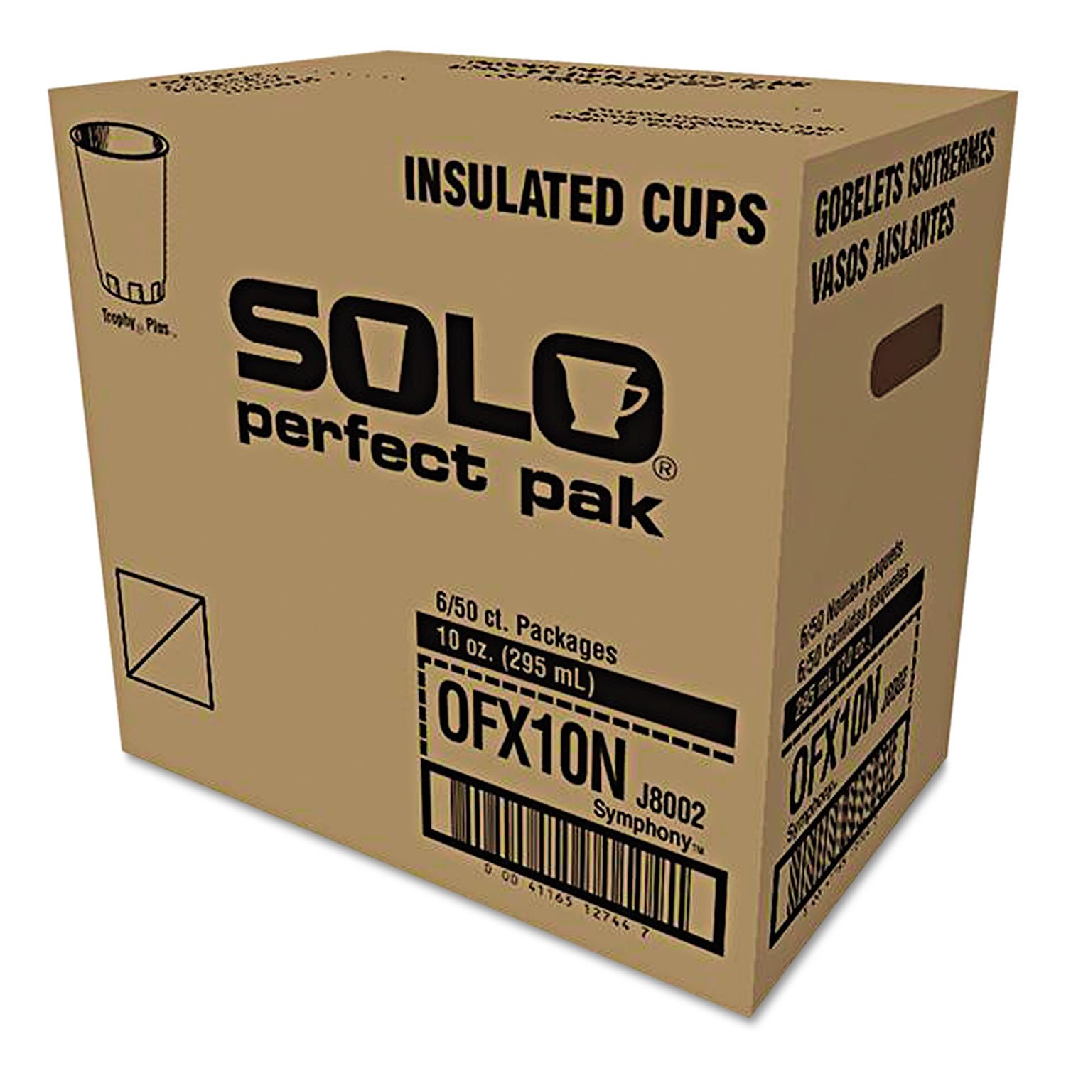 Solo Cup 12oz Thin-Wall Foam Cups - 50 Pack Disposable Coffee Cups for Hot & Cold Beverages, Perfect for Parties, Picnics, and Office Use