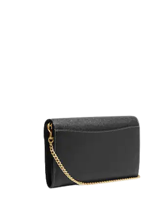 Coach Signature Envelope Clutch Crossbody Bag for Women - Stylish Leather Wallet on Chain (WOC) Purse for Evening Parties, Date Night & Special Occasions