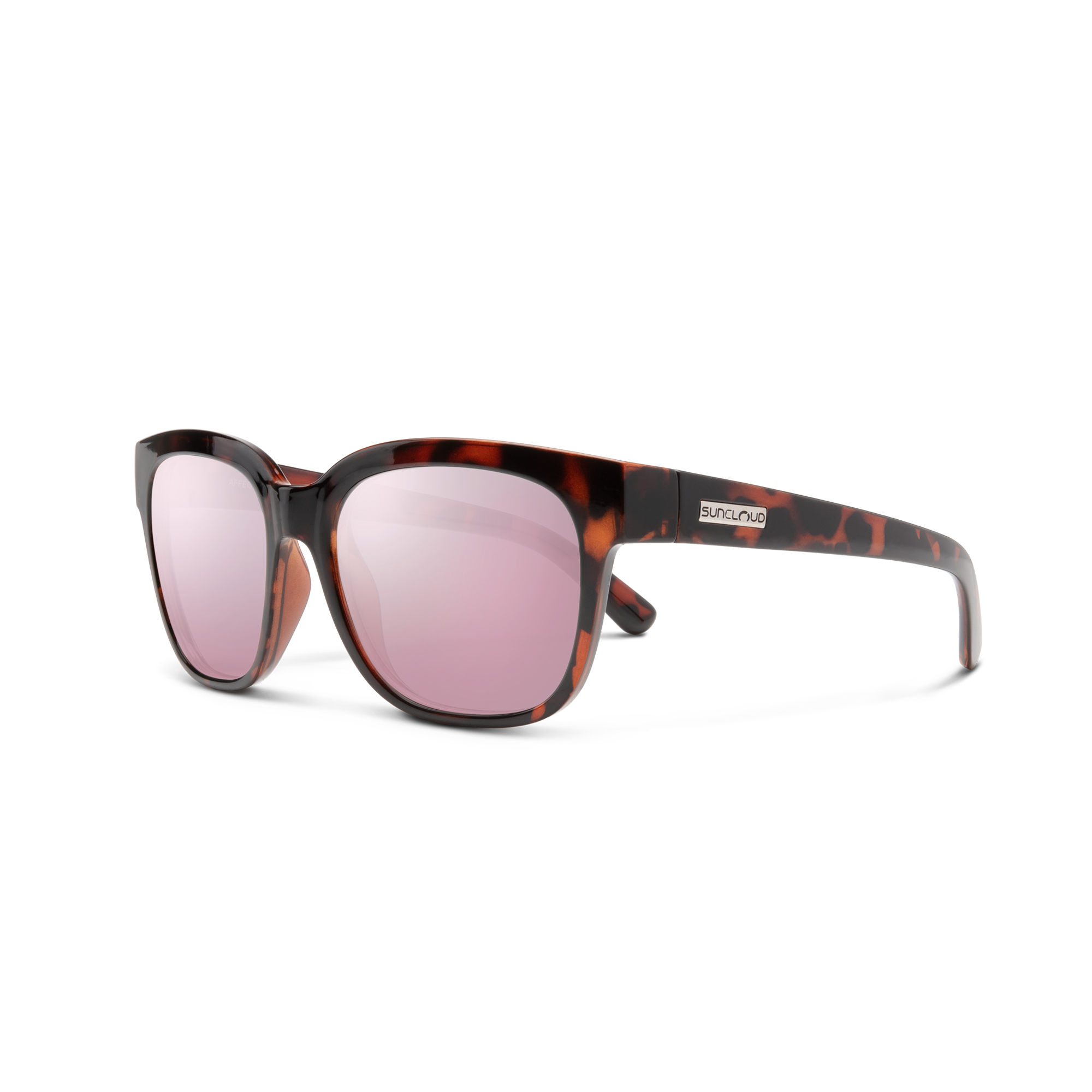 Polarized Tortoise Shell Sunglasses with Pink Gold Mirror Lens - Stylish UV Protection for Outdoor Activities & Driving