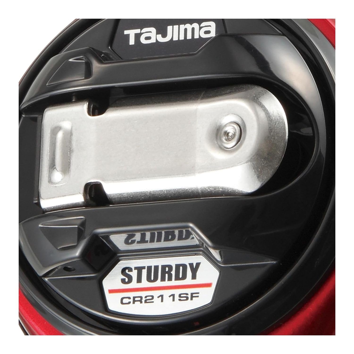 Tajima CR211SFR 1mm Extra Bold Chalk Line - Heavy Duty Chalk-Rite with Clip-n-Hold & Durable Wear Resistant Tip - Perfect for Construction, Carpentry, and DIY Home Projects