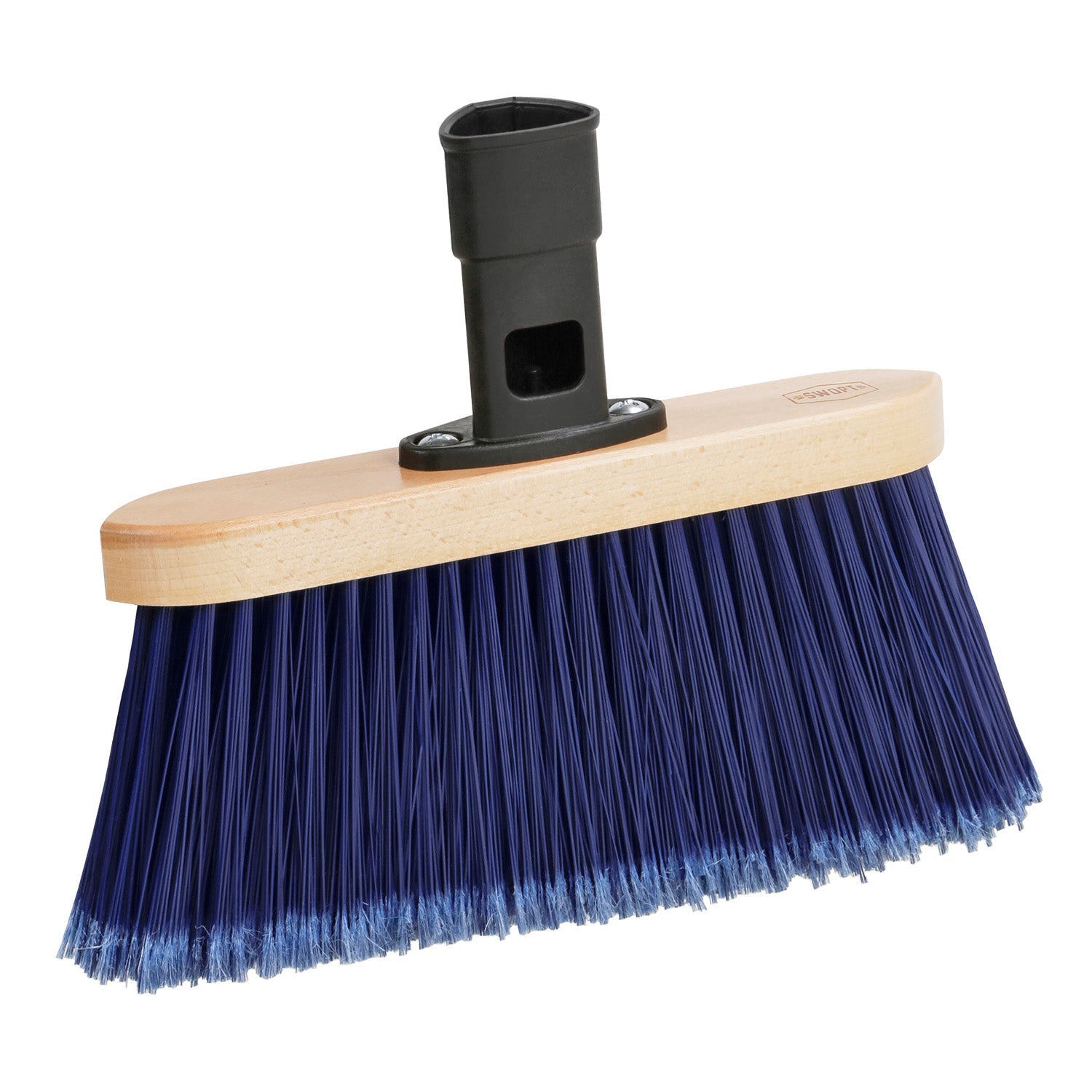 11-Inch Premium Multi-Surface Angle Broom Head - Heavy Duty Cleaning for Floors, Tile, Hardwood & Outdoor Areas