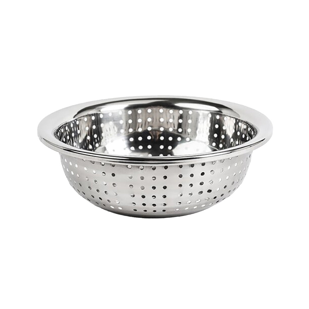 Premium Emilio Stainless Steel Colander - 5.5 Qt Pasta Strainer with Ergonomic Handles for Kitchen, Cooking & Salad Washing - Dishwasher Safe & Rustproof