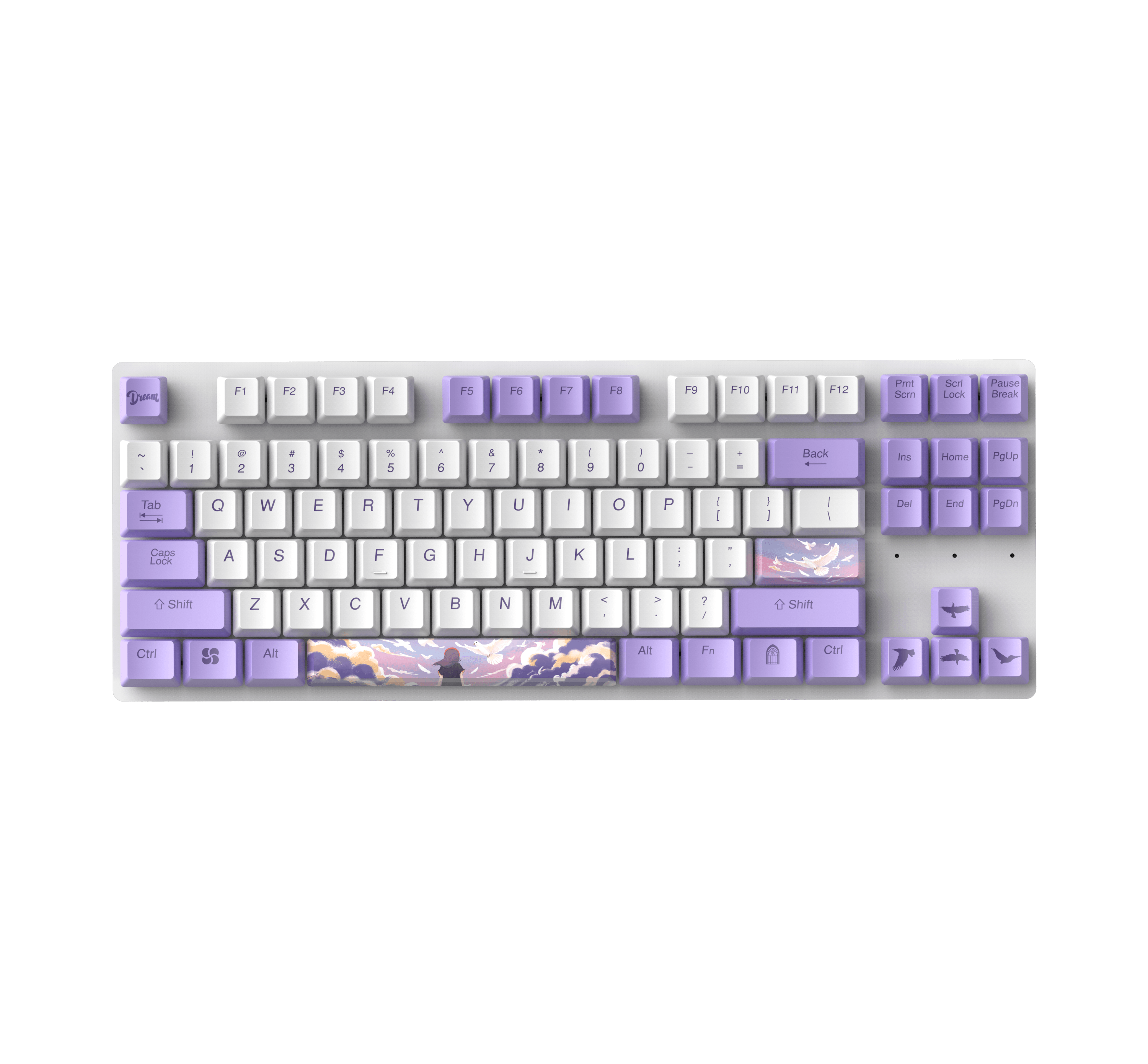 DAREU A87L Wired Mechanical Gaming Keyboard - 87 Key TKL Compact Design, Hot Swappable Switches for Customization | Perfect for Esports, Office Work & Typing Enthusiasts