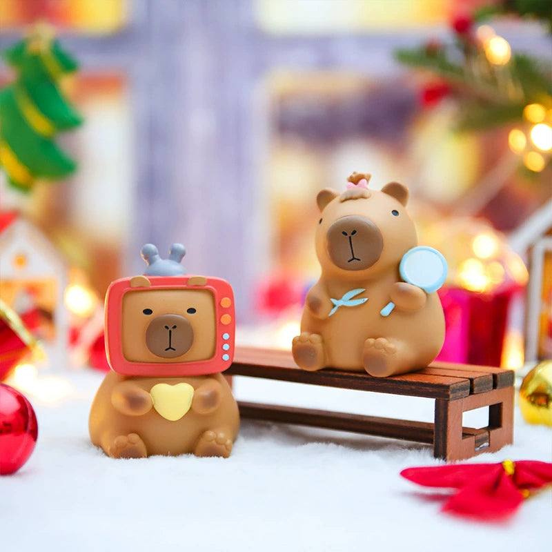 Cute Capybara Series Blind Box Collectible Figures - Surprise Mystery Toy for Kids & Adults - Perfect for Gifts, Party Favors, and Home Decor