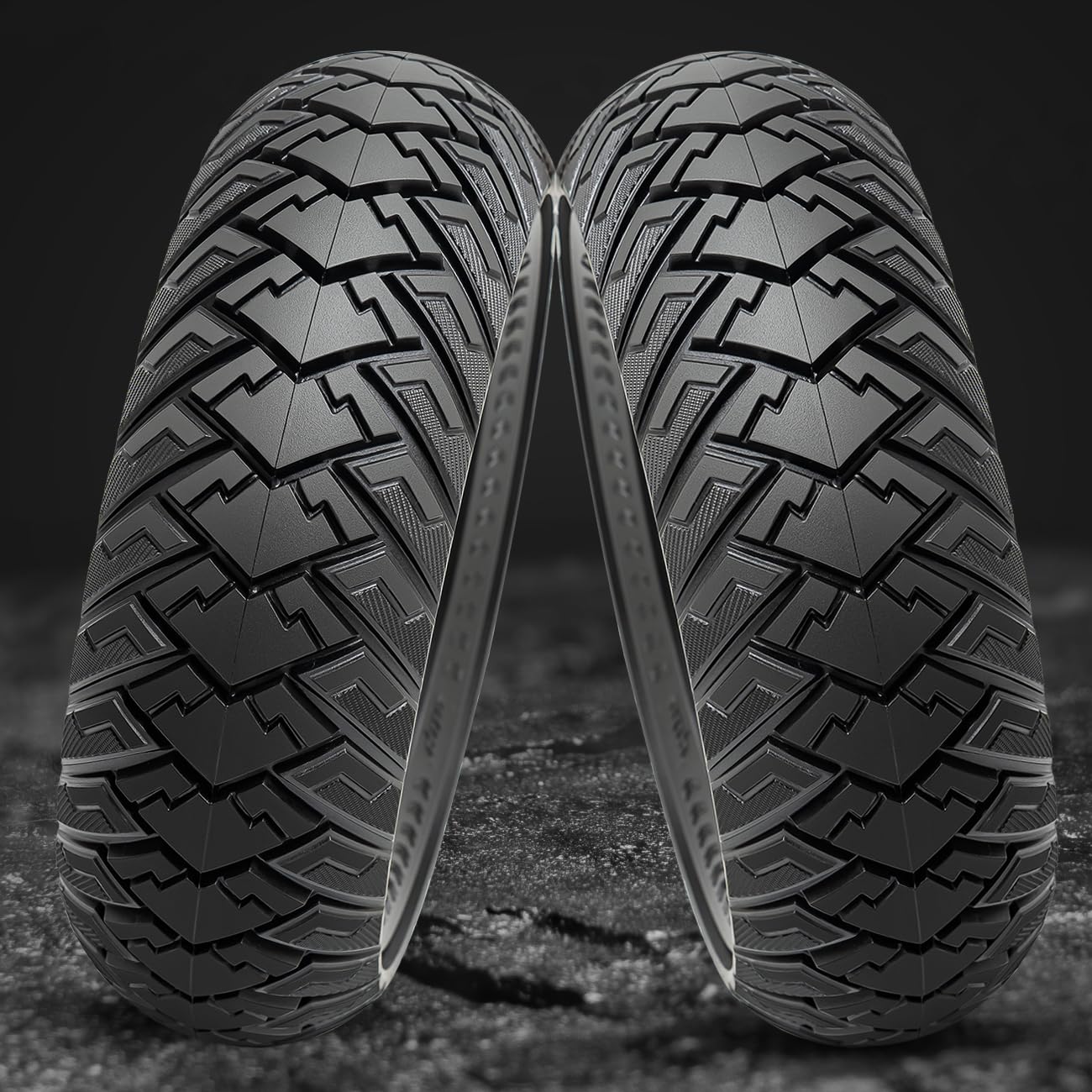 2 Pack 10x3.0 Solid Rubber Tires for Electric Scooters - 10 Inch Replacement Wheels (255x80, 80/65-6) - Front/Rear Compatible with 10x3.0 Scooter Tires (P-1006) - Perfect for Commuting, Urban Travel & Last-Mile Transportation