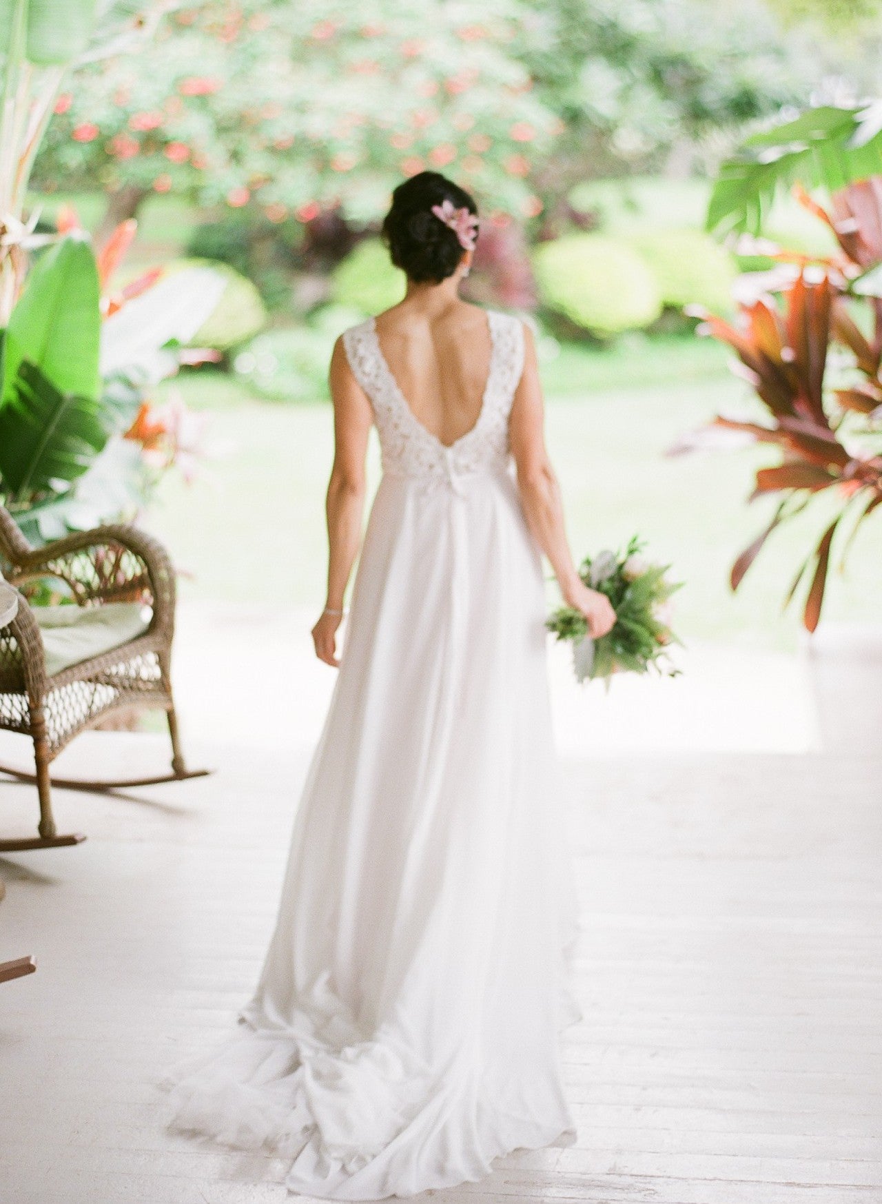 BHLDN Willowby by Watters Taryn Lace Wedding Gown - Elegant A-Line Bridal Dress for Beach, Garden & Outdoor Ceremonies