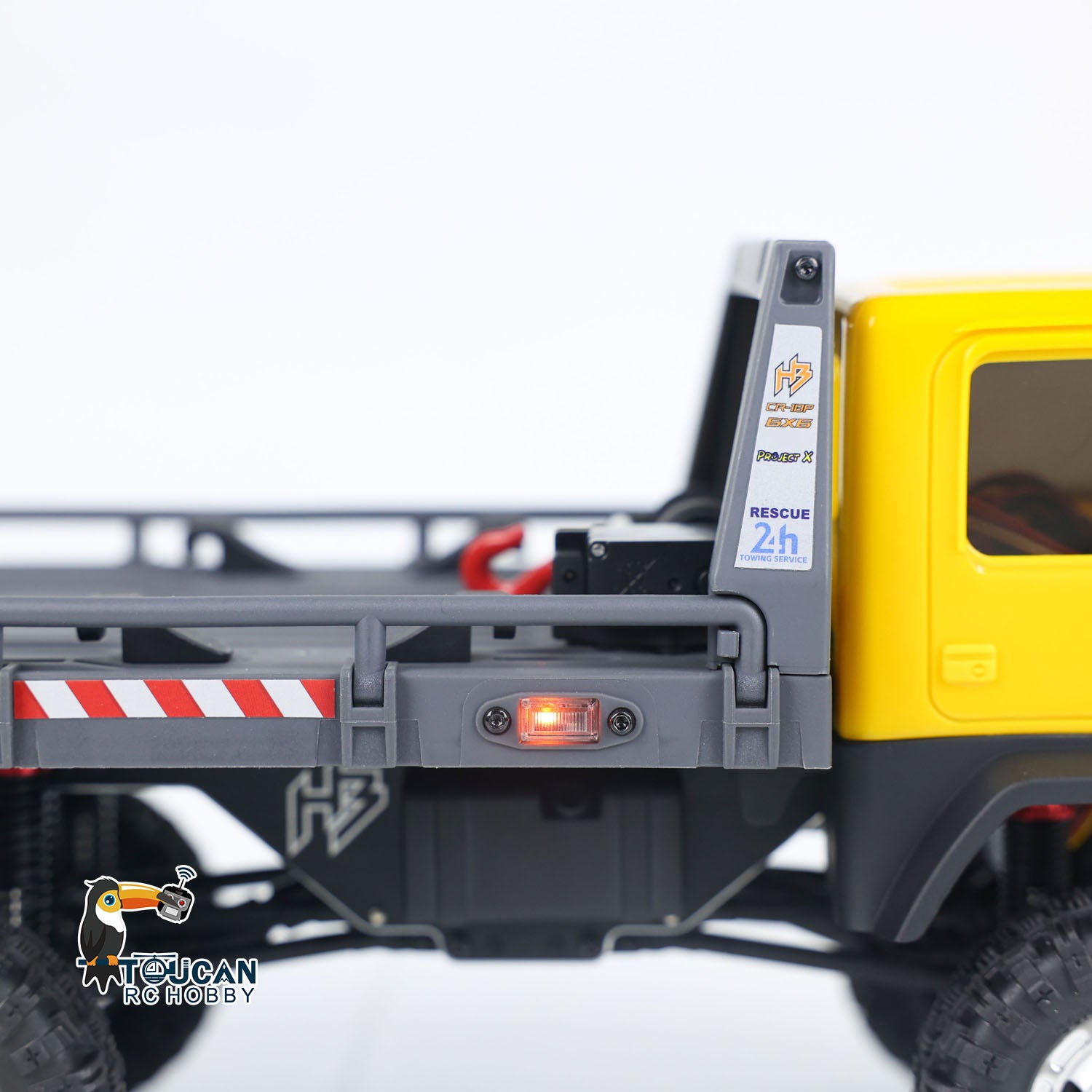 1/18 Scale CR18P 6WD RC Rock Crawler - Remote Control Off-Road Truck with 2-Speed Transmission & LED Lights | Fast Free Shipping RTR Flatbed Trailer | Perfect for Trail Adventures, Backyard Crawling & Off-Road Racing