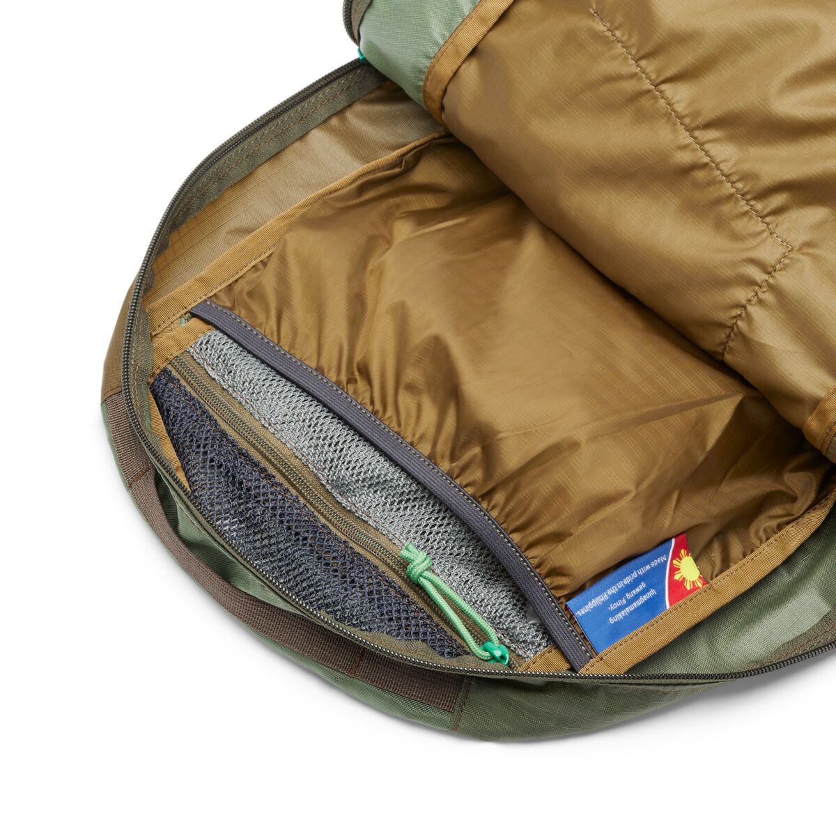 Cotopaxi Batac 16L Backpack - Del Día Earth - Lightweight & Durable Daypack for Hiking, Travel & Commuting
