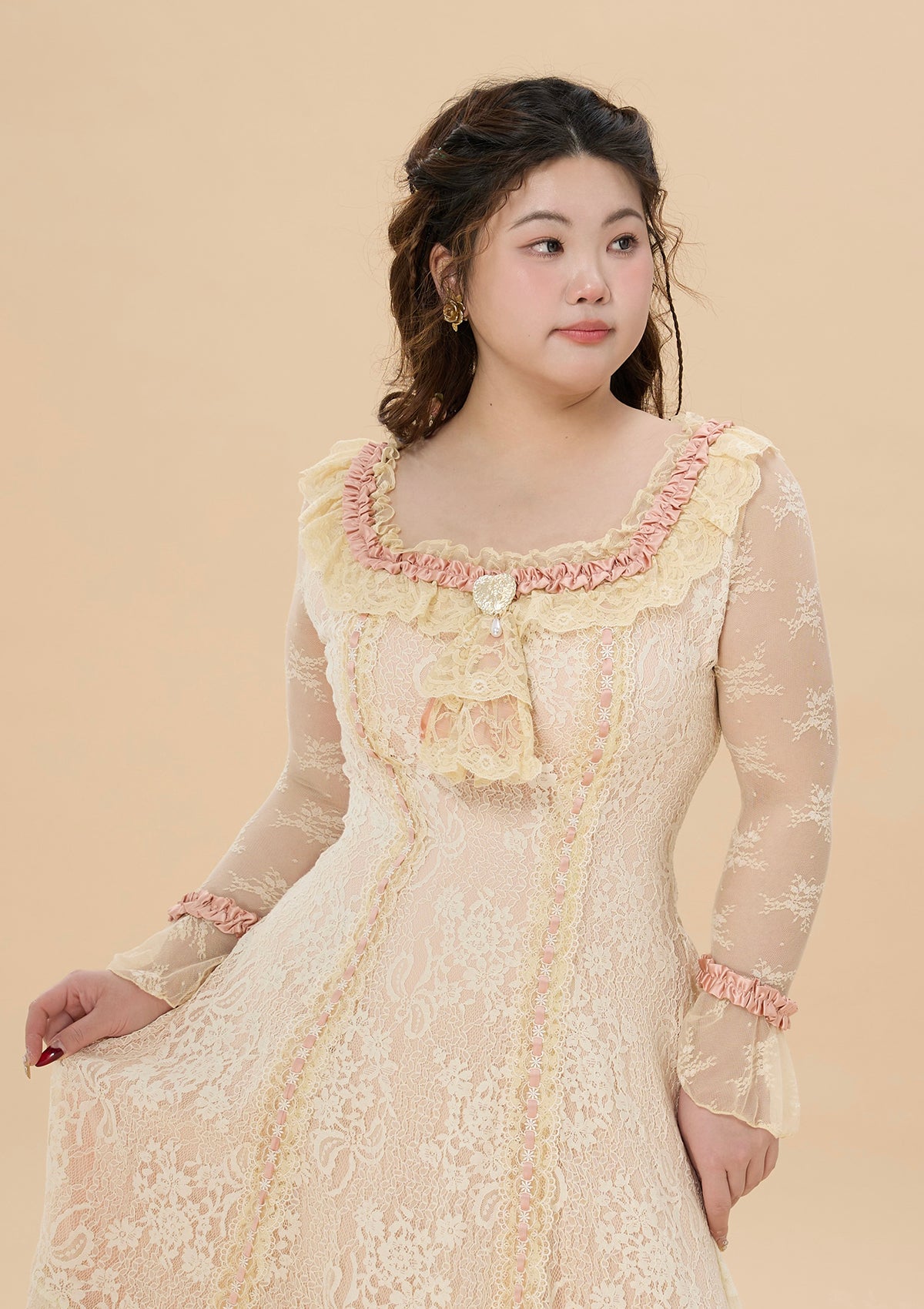 Stylish Curve & Plus Size Dreamland Novelist Knit Dress for Women - Perfect for Office Wear, Date Nights & Casual Outings