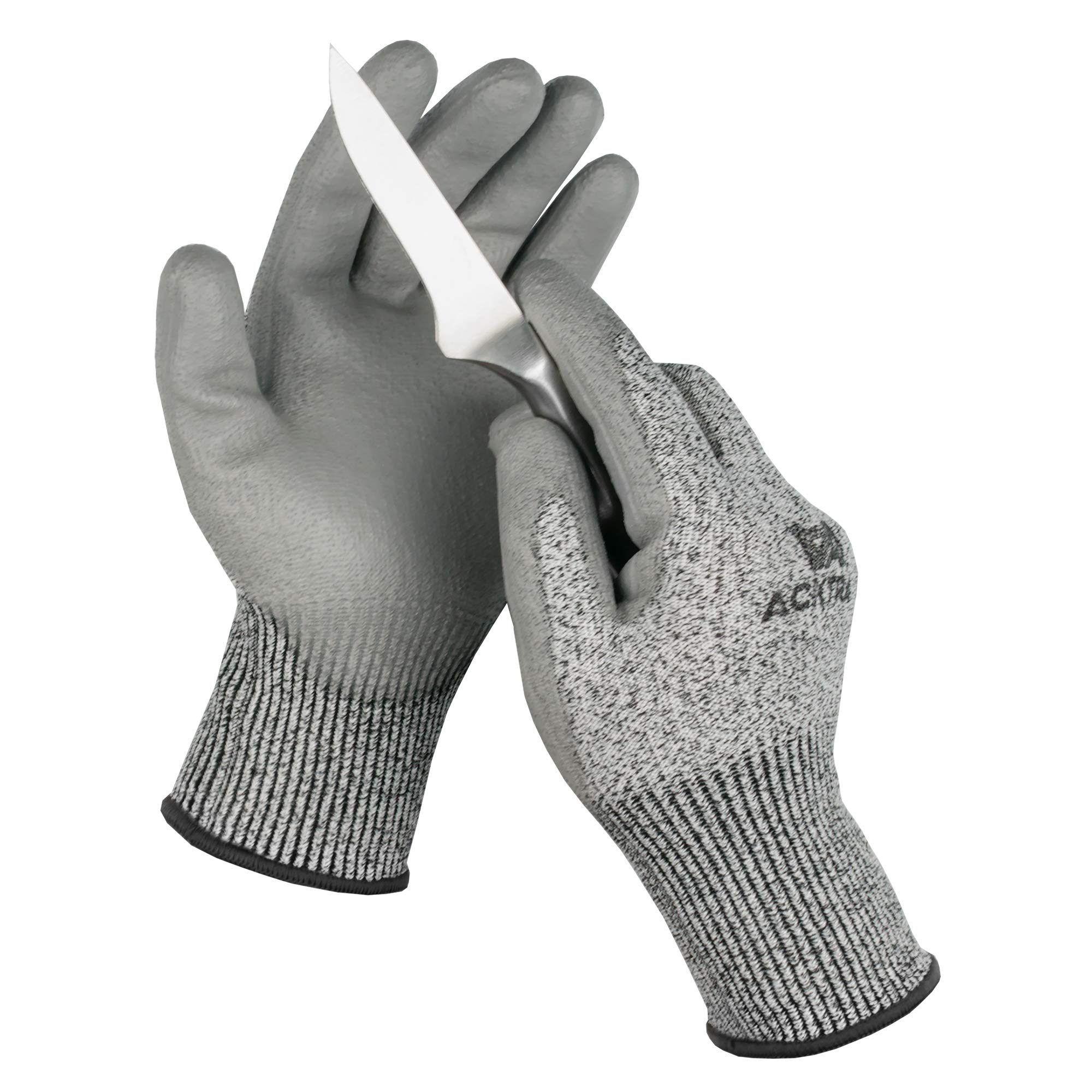 Cut Resistant Level 5 Safety Work Gloves - 120 Pairs Bulk Pack for Construction, Food Processing & Industrial Use