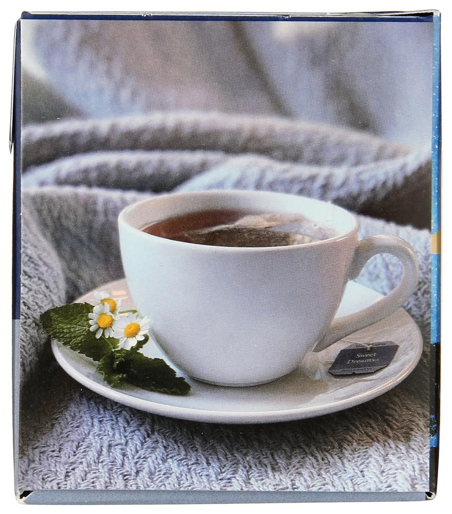 Bigelow Sweet Dreams Herbal Tea Bags - 20 Count (Pack of 3) | Caffeine-Free Relaxation Tea for Bedtime & Stress Relief | Perfect for Evening Rituals & Better Sleep