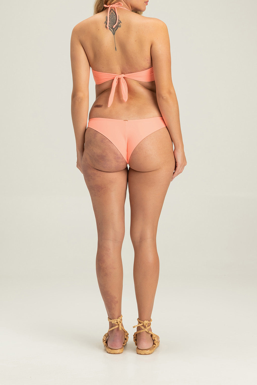 Luxury High Waist Swim Thong Bikini Bottom - Sexy Brazilian Cut Swimwear for Women - Perfect for Beach, Pool, and Vacation