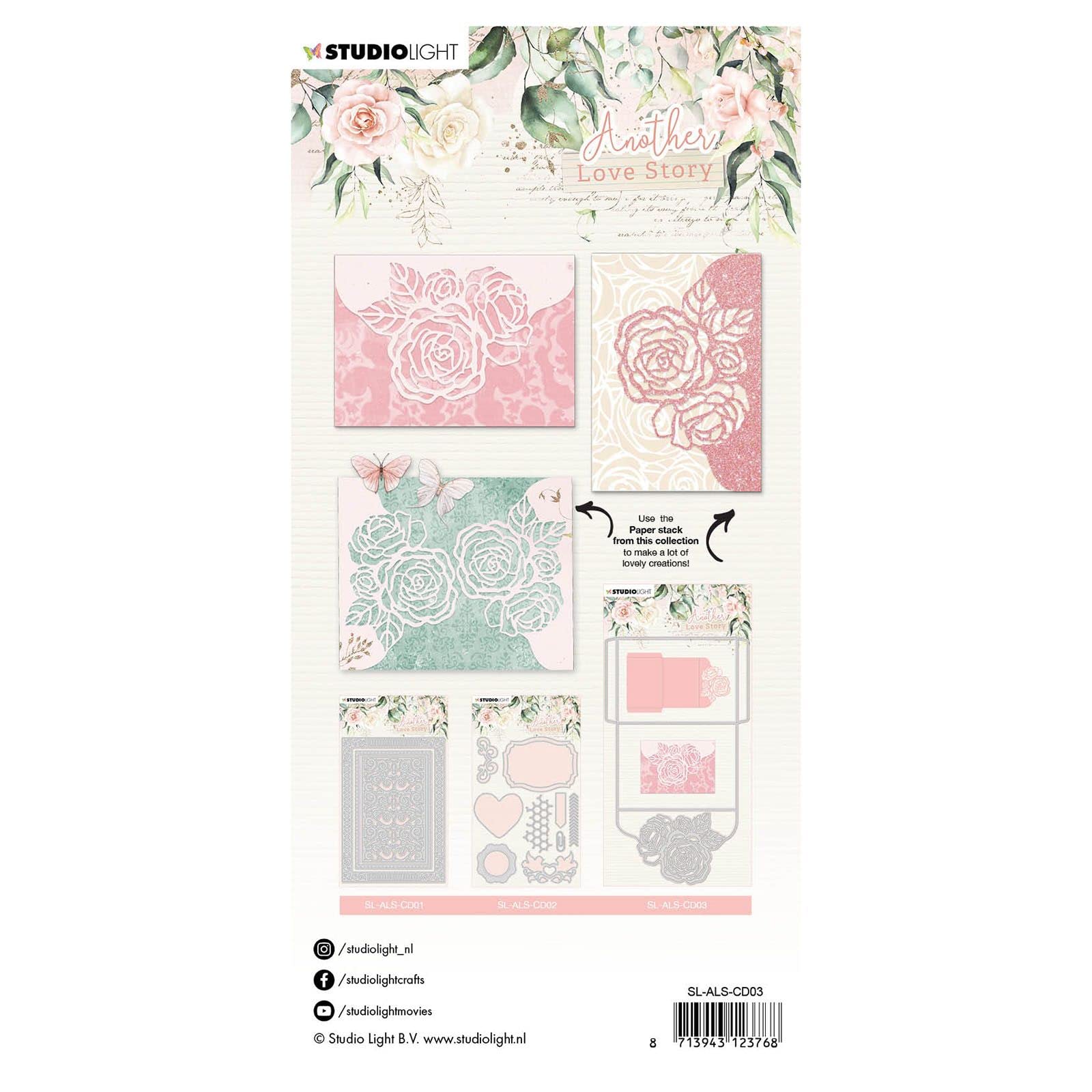 Studio Lighting Kit for Photography - Romantic Rose Envelope Design | Perfect for Portrait, Product, and YouTube Content Creation