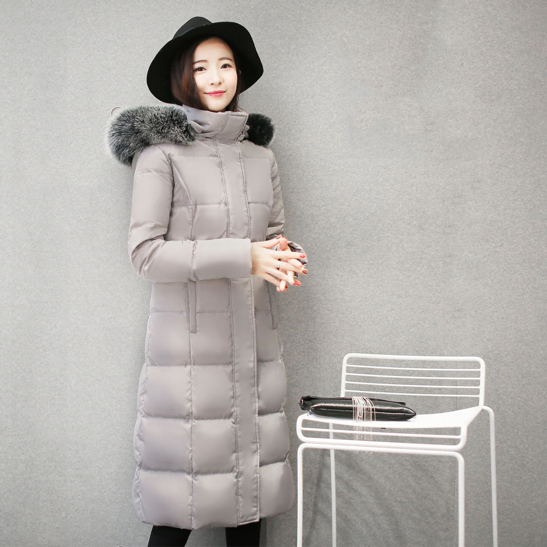 Women's Long Down Jacket - Warm Winter Coat for Cold Weather - Perfect for Outdoor Activities & Travel