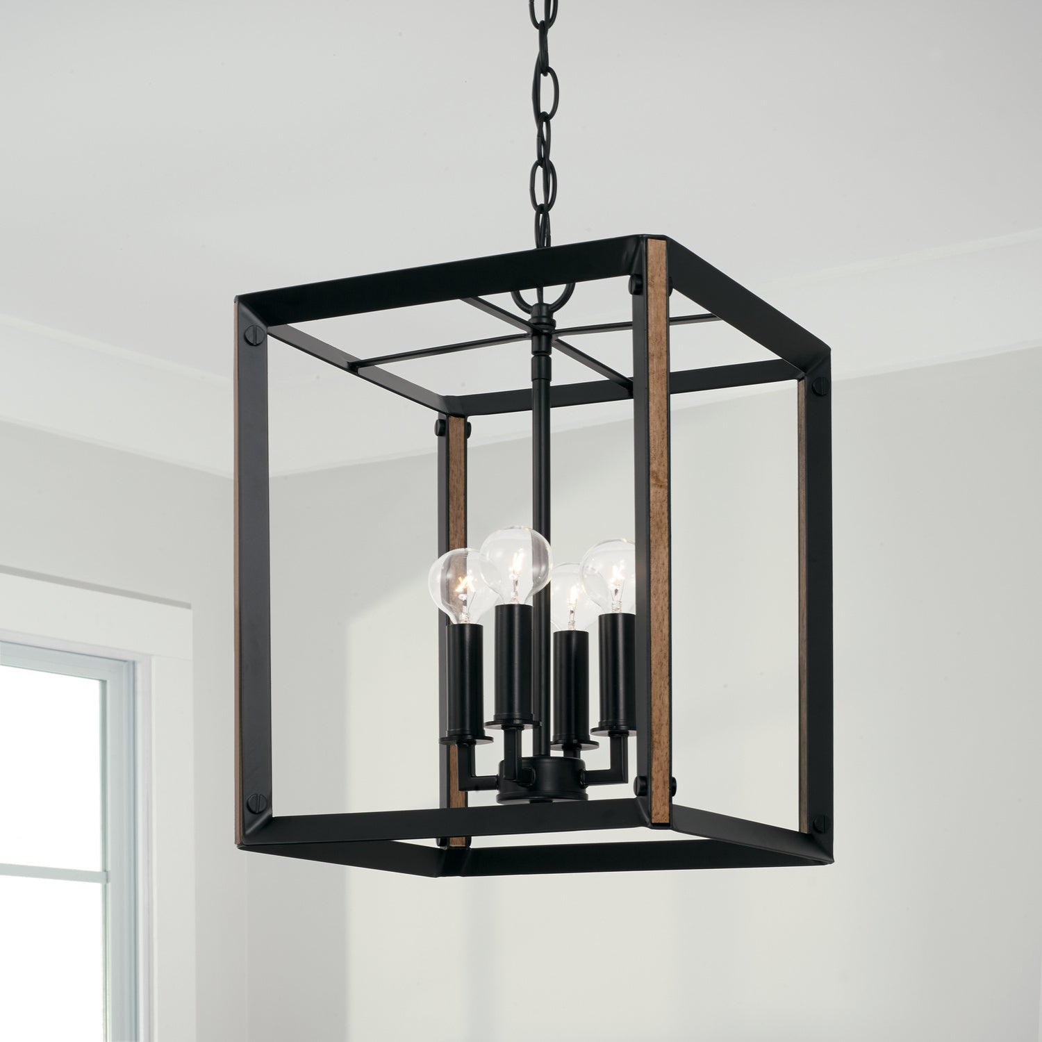 Capital Lighting 4-Light Foyer Pendant - Modern Entryway Chandelier for Hallway, Staircase & Dining Room Lighting