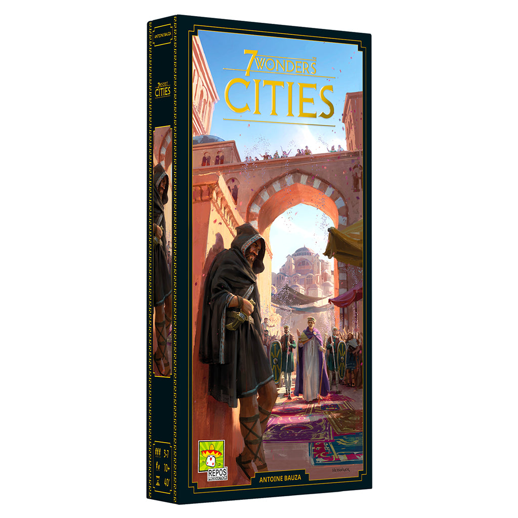 7 Wonders Cities Board Game (New Edition) - Strategy Game for Family Game Night & Friends Gatherings