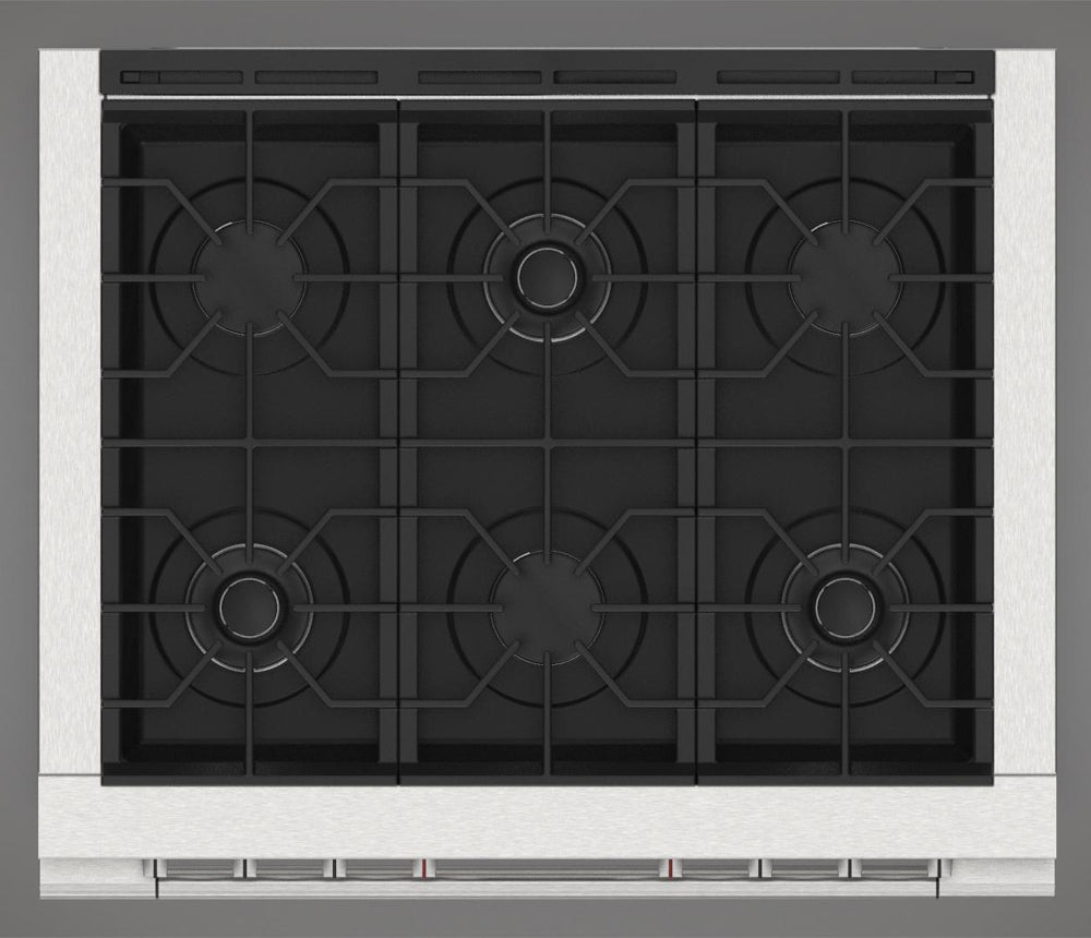 Fulgor Milano 36-Inch 400 Series Accento All Gas Range - Stainless Steel (F4PGR366S2) | Professional Gas Stove for Home Kitchen, Restaurant & Commercial Use