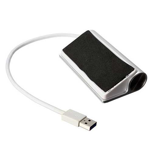 5Gbps High-Speed Aluminum USB 3.0 4-Port Hub with Cable - Expand Laptop Ports for Gaming, Office & Home Use