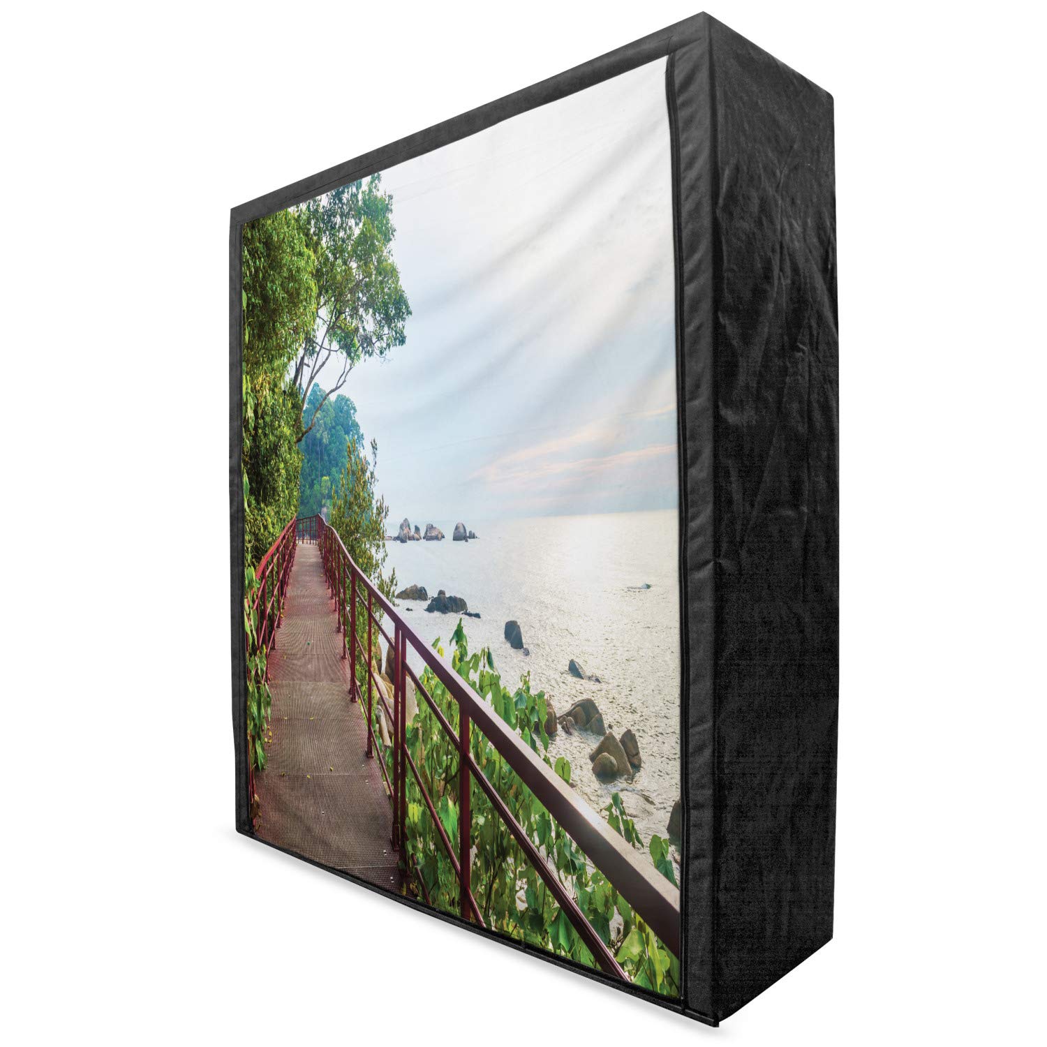 Ambesonne Portable Fabric Wardrobe - 59