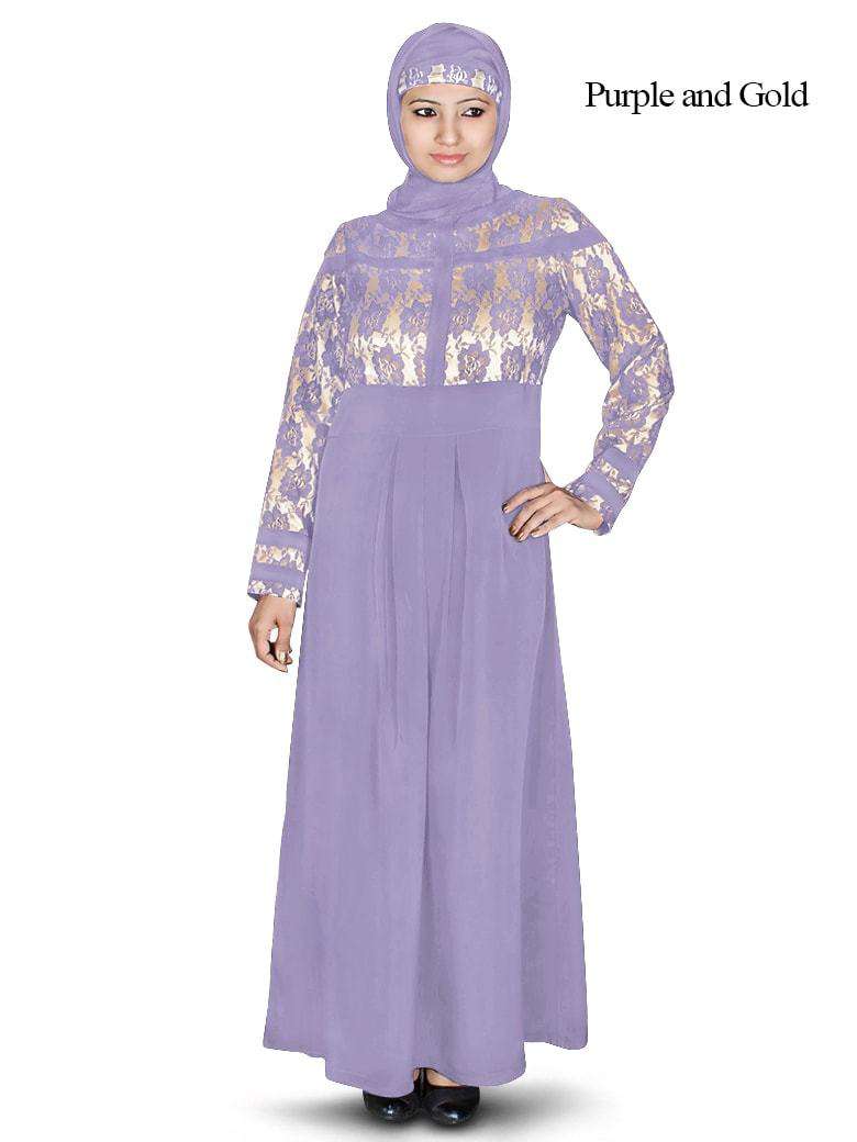 Elegant Farid Abaya - Modest Muslim Dress for Women - Perfect for Prayer, Eid, and Special Occasions