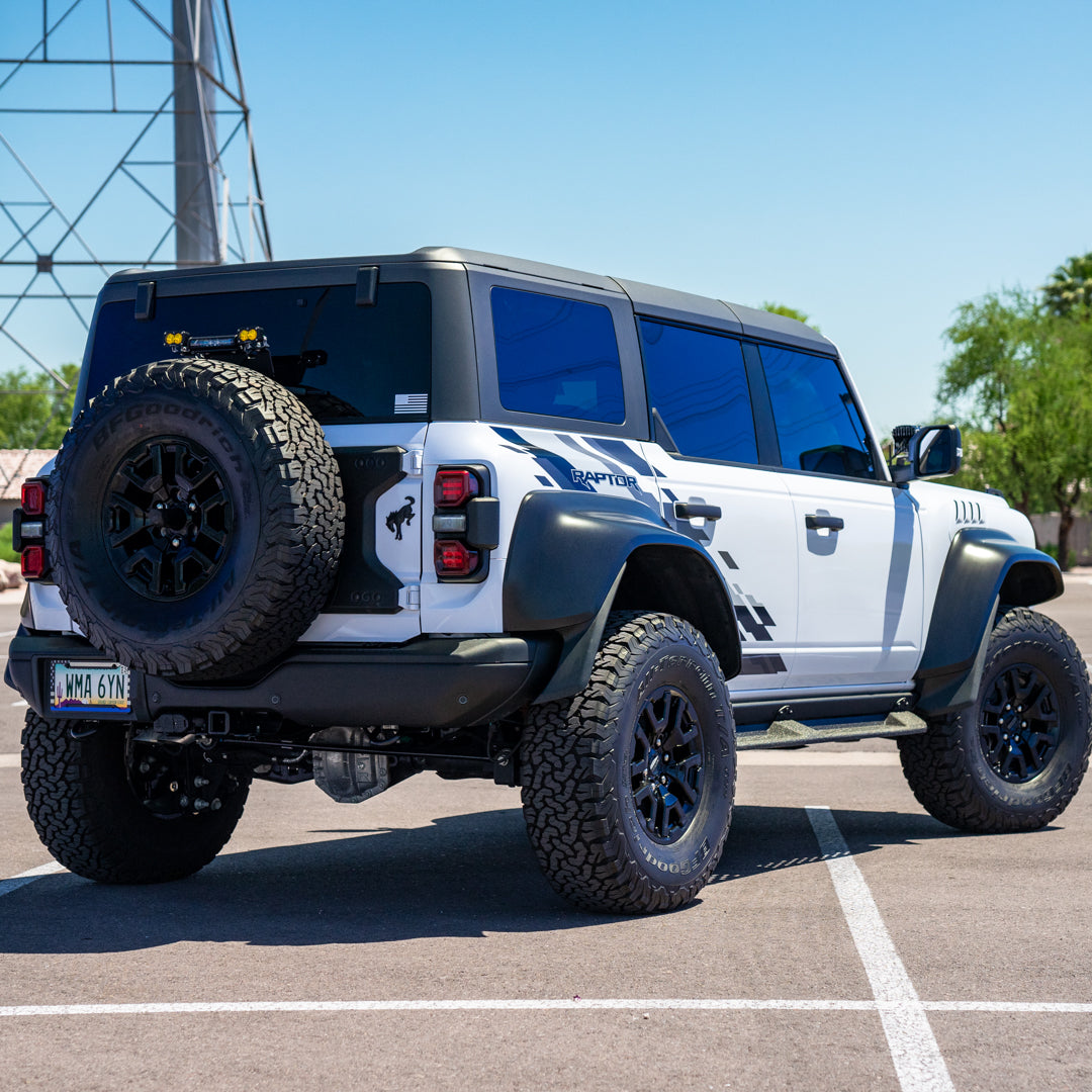 21-24 Ford Bronco & Bronco Raptor SDHQ Built 3rd Brake Light Chase Light Mount Kit - Off-Road LED Light Bar Bracket for Adventure & Night Driving