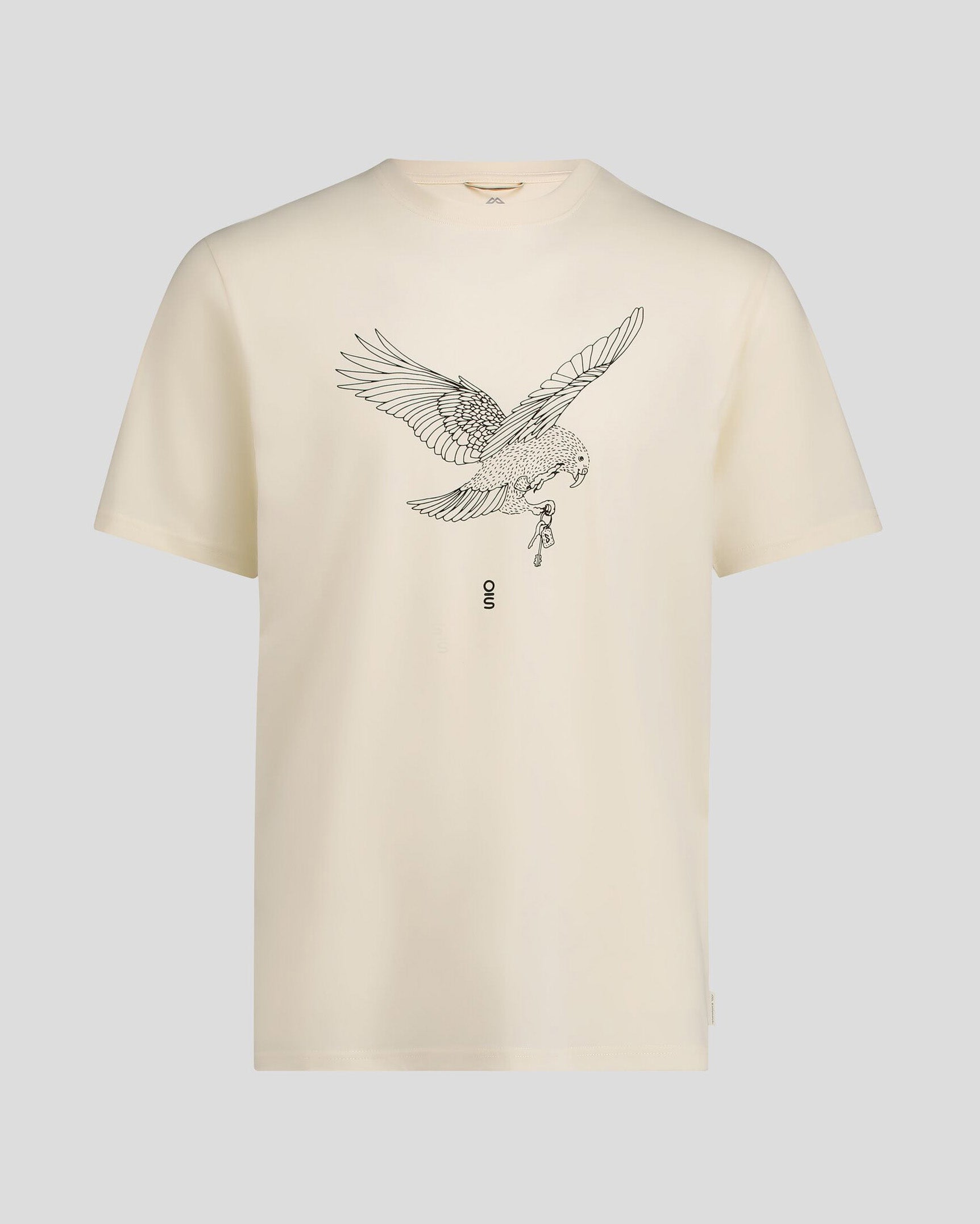 Organic Cotton Men's T-Shirt by O.Smither Kea - Soft Natural Crew Neck Tee for Casual Wear & Everyday Comfort