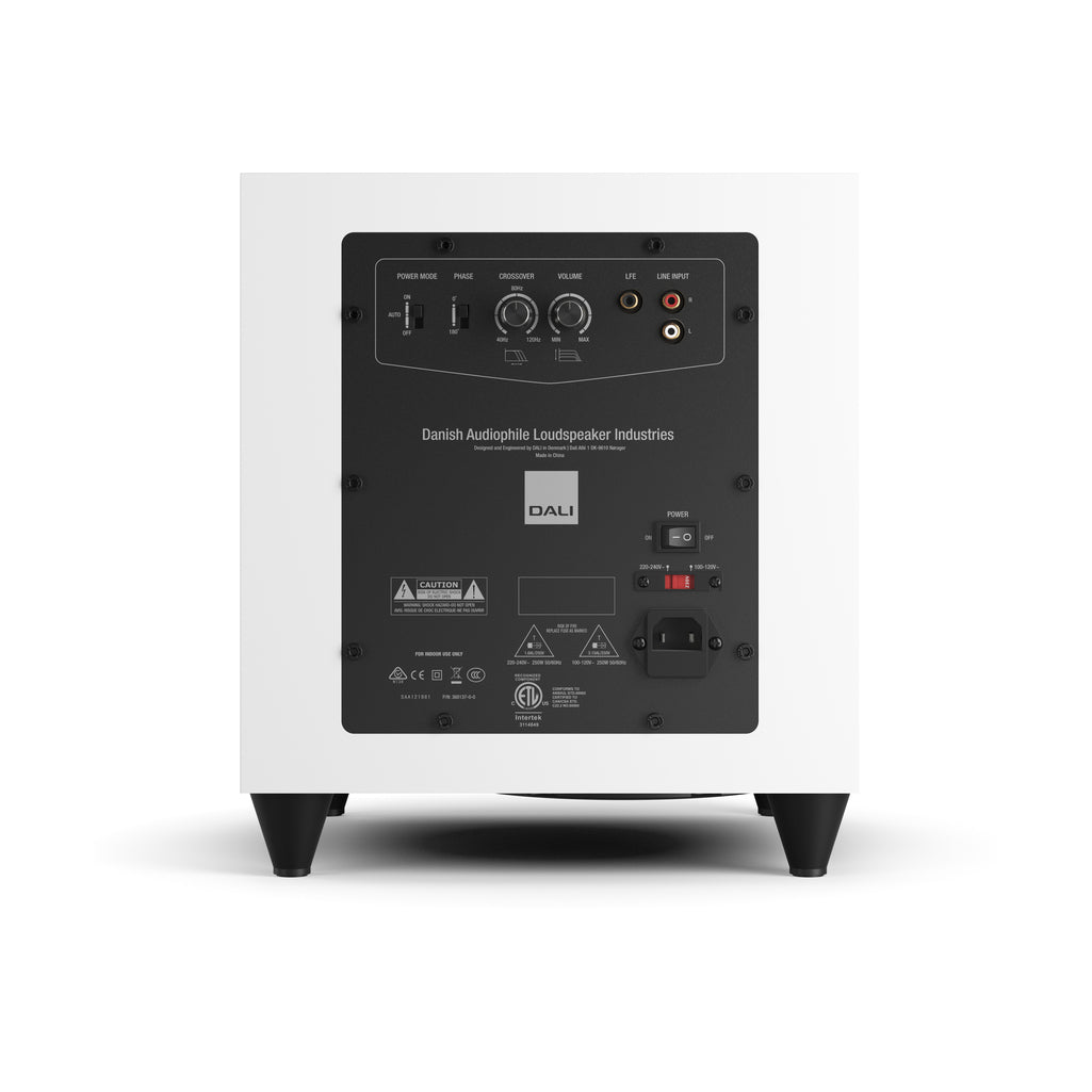 DALI Sub C-8D 8-Inch Powered Subwoofer - High-Performance Bass for Home Theater & Music Listening