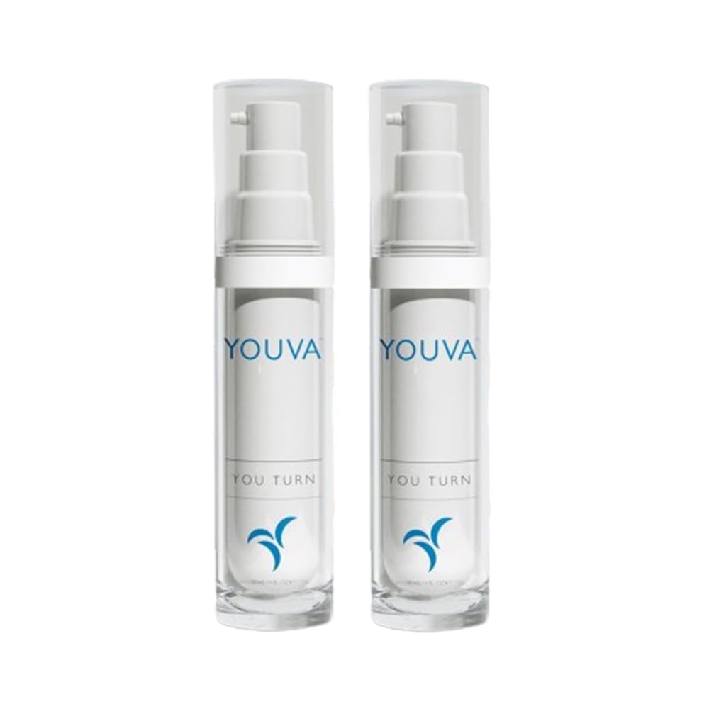 YOUVA Anti-Aging Face Moisturizer with Hyaluronic Acid & Marine Collagen - 2 Pack | Hydrating Day & Night Cream for Wrinkle Reduction | Brightening & Nourishing Skin Care | Perfect for Dry Skin & Mature Skin Care Routine