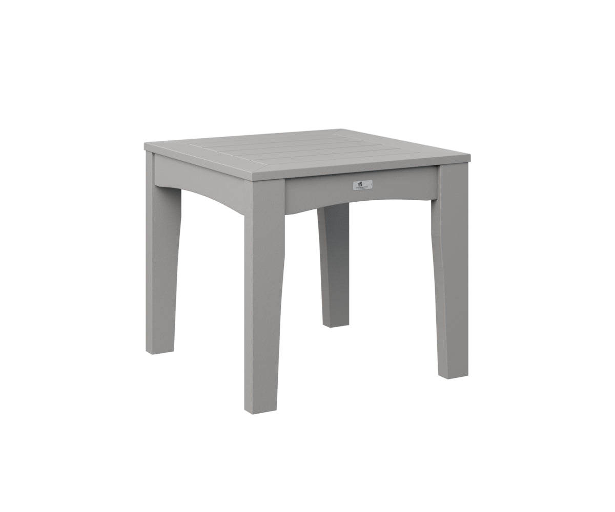 Berlin Gardens Classic Terrace End Table - Outdoor Patio Side Table with Weather-Resistant Finish - Perfect for Garden, Deck, and Poolside Use