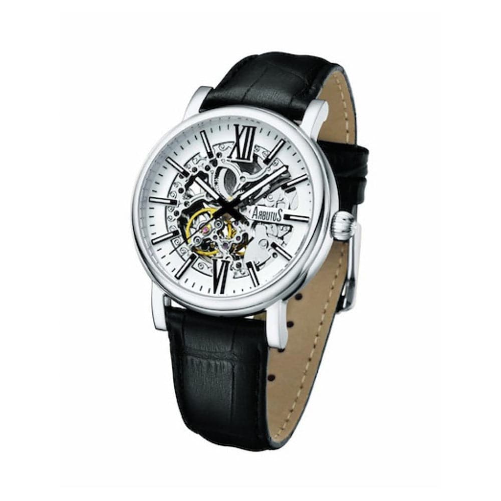 ARBUTUS AR911SWB Men's Analog Quartz Watch - Waterproof, Stainless Steel, Casual & Dress Style for Business, Office, and Everyday Wear