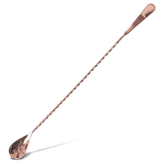 Barfly Professional 13 3/16 Inch Stainless Steel Bar Spoon - Perfect for Mixing Cocktails, Bartending & Home Bar Use