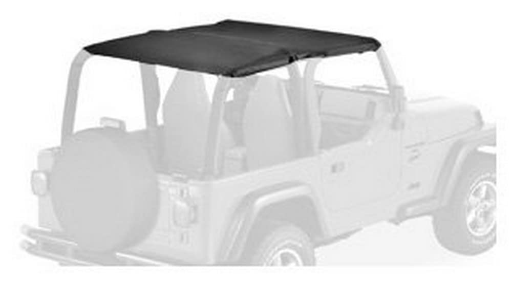 Bestop 5253015 Strapless Extended Safari Style Bikini Top for 1997-2002 Jeep Wrangler TJ - Convertible Soft Top Replacement for Off-Road & Summer Driving