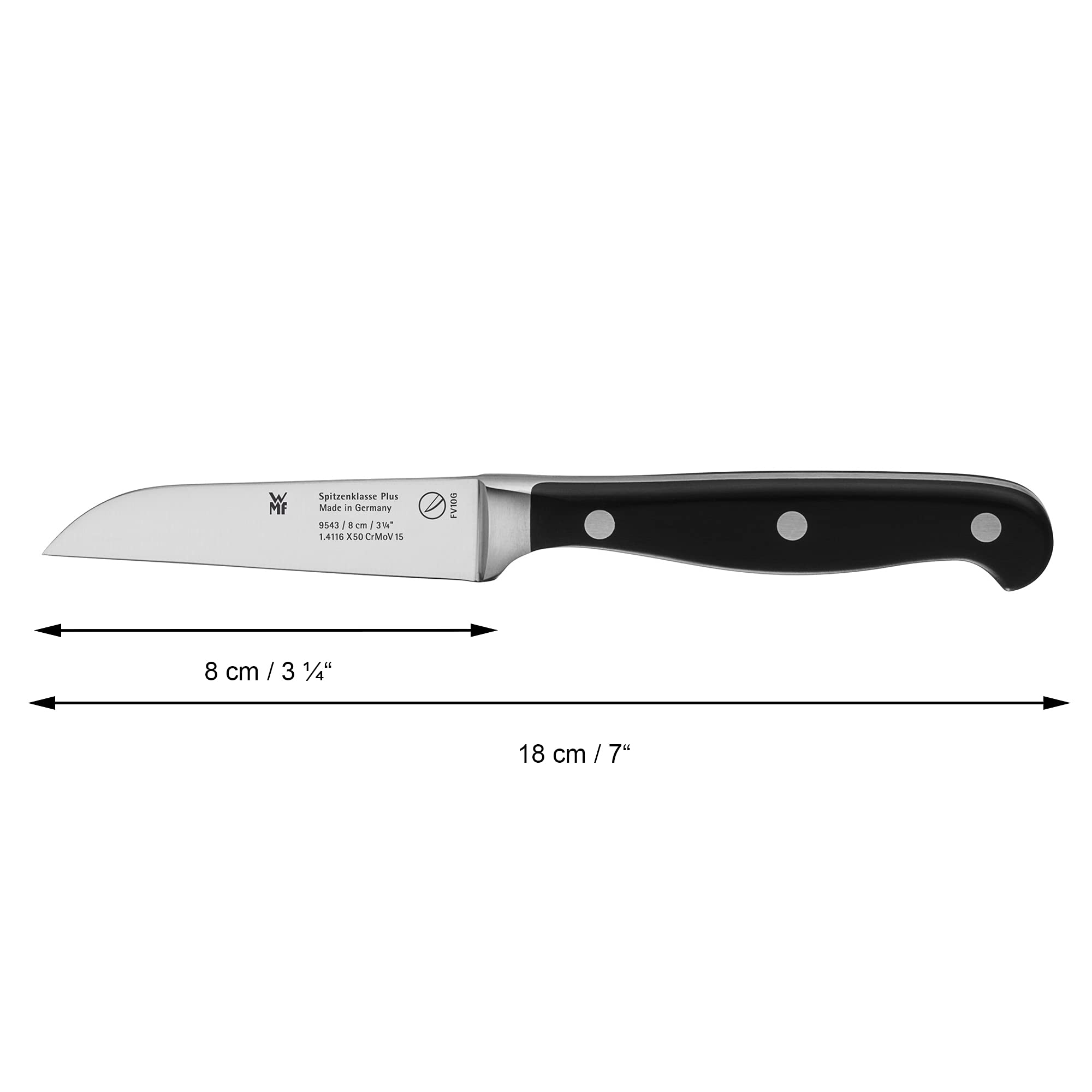 Premium WMF Knife Sets - Spitzenklasse Plus Performance Cutlery for Professional Chefs & Home Cooking | Sharp German Stainless Steel Knives for Slicing, Dicing & Food Prep