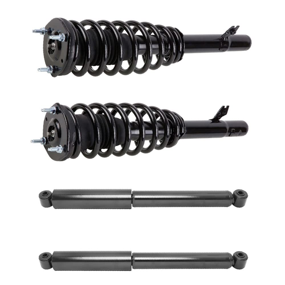 Duralo 1192-1864 Front & Rear Strut Spring and Shock Absorber Set - Compatible with Mazda 6 2009 2010 2011 Models | Smooth Ride & Enhanced Suspension for Daily Commute and Road Trips