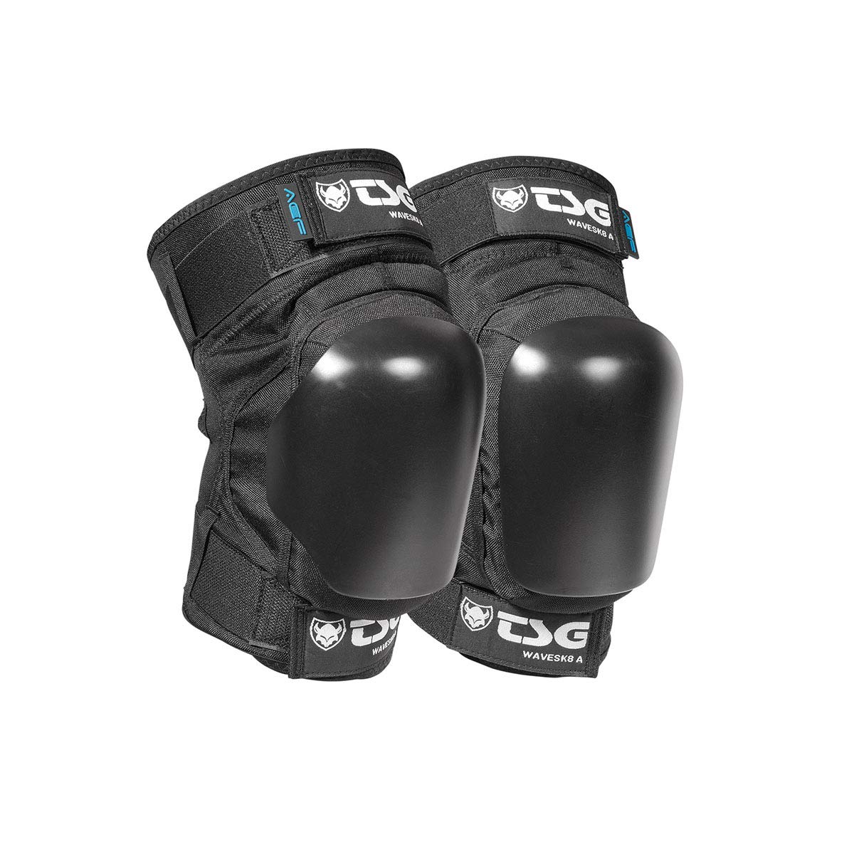 TSG Wavesk8 Pro Knee Pads - Hardshell Surf & Skateboard Knee Protection with Removable ACF Padding, Anti-Slip NBR Liner & Velcro Straps - Durable Tear-Resistant Nylon for Extreme Sports - Perfect for Surfing, Skateboarding, BMX & Action Sports