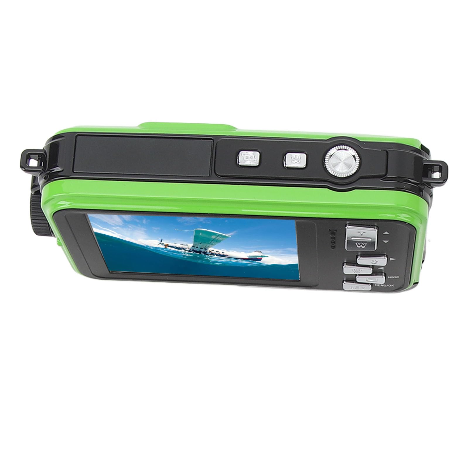 48MP 2.7K HD Digital Camera with 16X Zoom & Dual Screens - Compact Point and Shoot Camera for Beginners, Seniors & Travel - Perfect for Snorkeling, Hiking, Beach Vacations & Outdoor Adventures