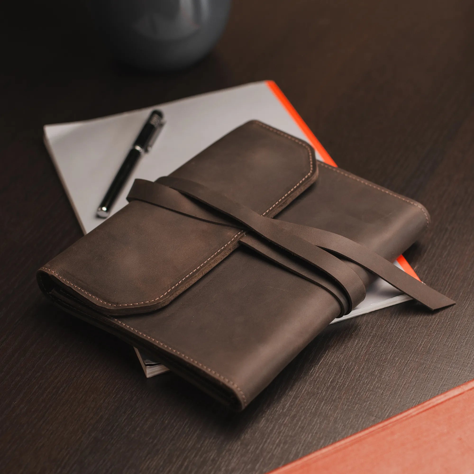 Premium Genuine Leather Moleskine Sketchbook - A5 Artist Notebook for Drawing, Sketching & Watercolor - Perfect Gift for Artists, Designers & Writers (Office, Travel, Studio Use)