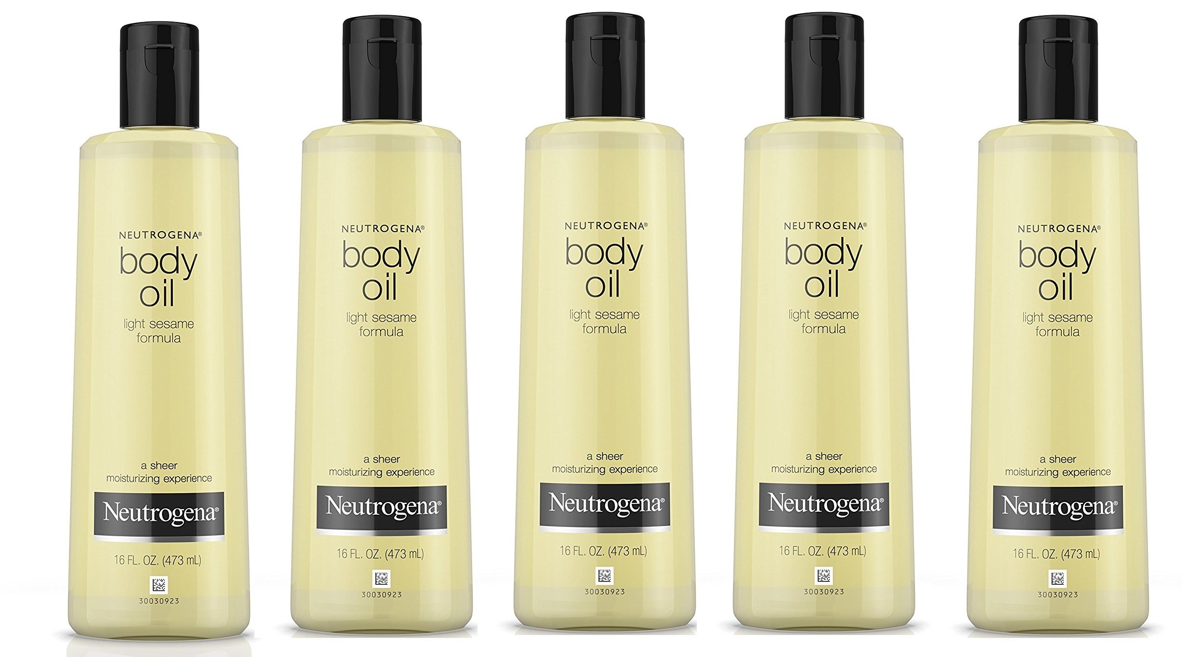 Neutrogena Light Sesame Body Oil - Moisturizing Dry Skin Treatment & Hydrating Massage Oil for Radiant Glow | Nourishing Bath Oil for Sheer Moisture, 8.5 fl oz | Perfect for Post-Shower Hydration & Spa-Like Skincare Routine