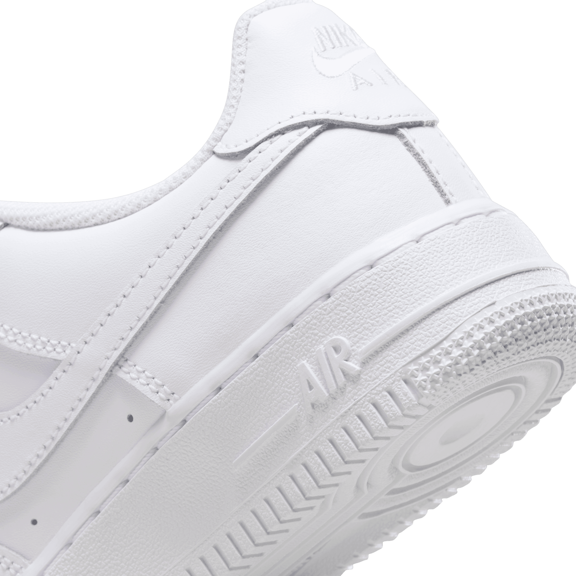 Nike Air Force 1 LE (GS) White/White - Classic Sneakers for Women & Girls - Perfect for Casual Wear, School & Street Style