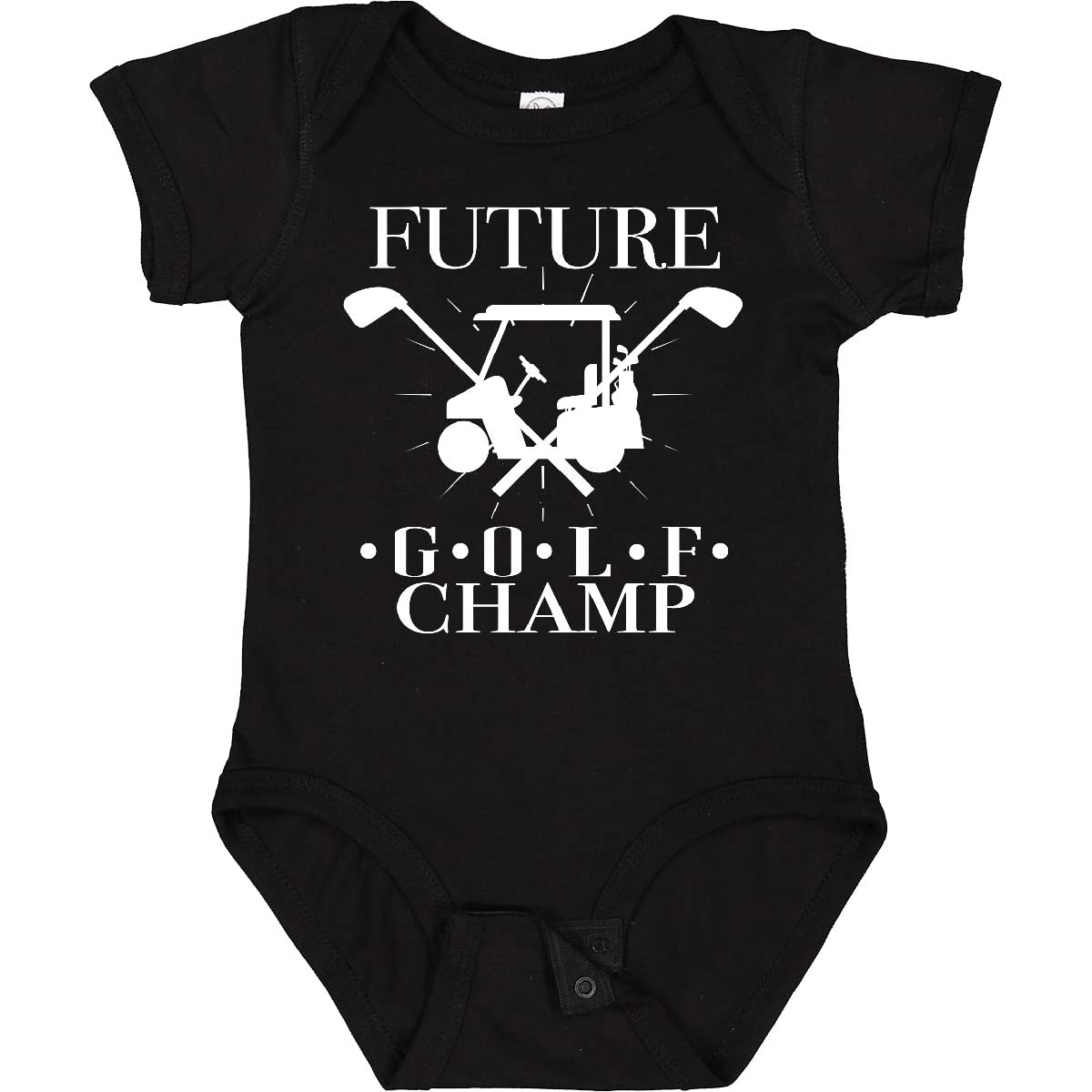 Inktastic Cute Golfing Gift for Baby Girl - Adorable Golf-Themed Baby Bodysuit - Perfect for Newborns, Infants & Toddlers - Great for Golf Tournaments, Family Outings & Photo Shoots