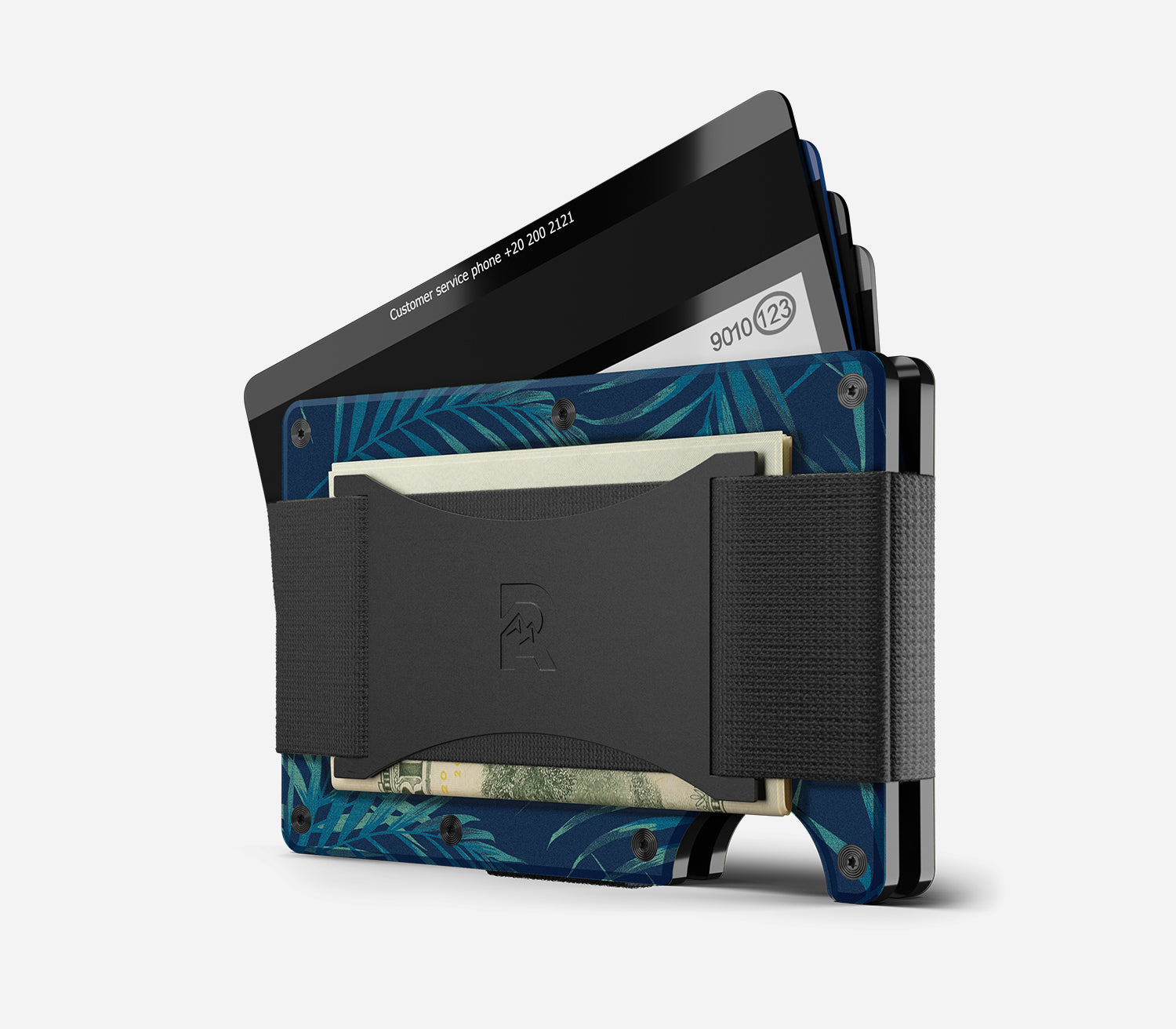 Ridge Wallet for Men - Slim Minimalist RFID Blocking Front Pocket Wallet | TravisMathew Floral Design | Perfect for Everyday Carry, Travel & Gifts
