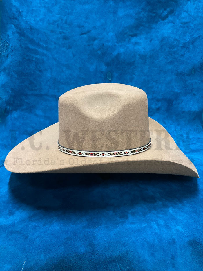 Resistol RWTMPE 9144P5 TEMPE 3X Western Felt Hat in Pecan - Stylish Cowboy Hat for Rodeo, Country Music Festivals & Outdoor Adventures