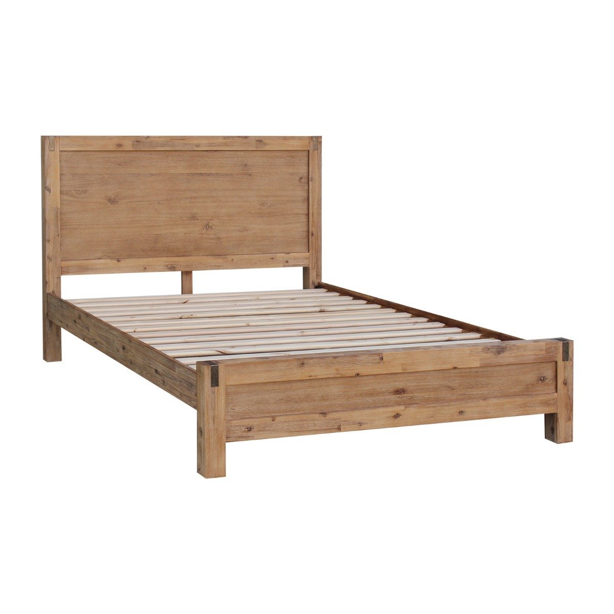 Luxe Nowra King Single Size Solid Wood Acacia Bed Frame in Oak Finish - Perfect for Modern Bedrooms & Guest Rooms