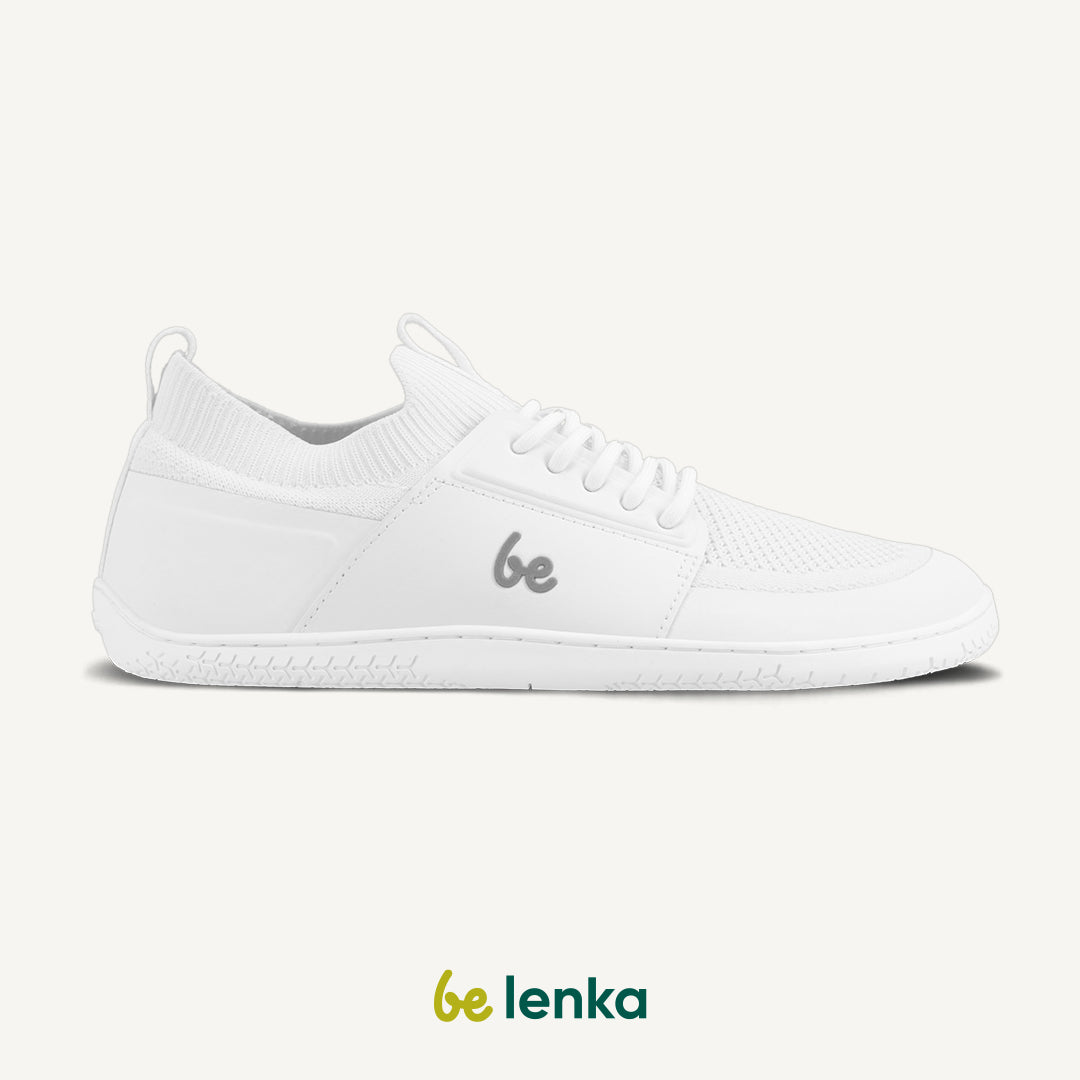 Barefoot Sneakers for Women - Be Lenka Swift All White Minimalist Shoes | Lightweight & Flexible for Running, Walking & Gym Workouts