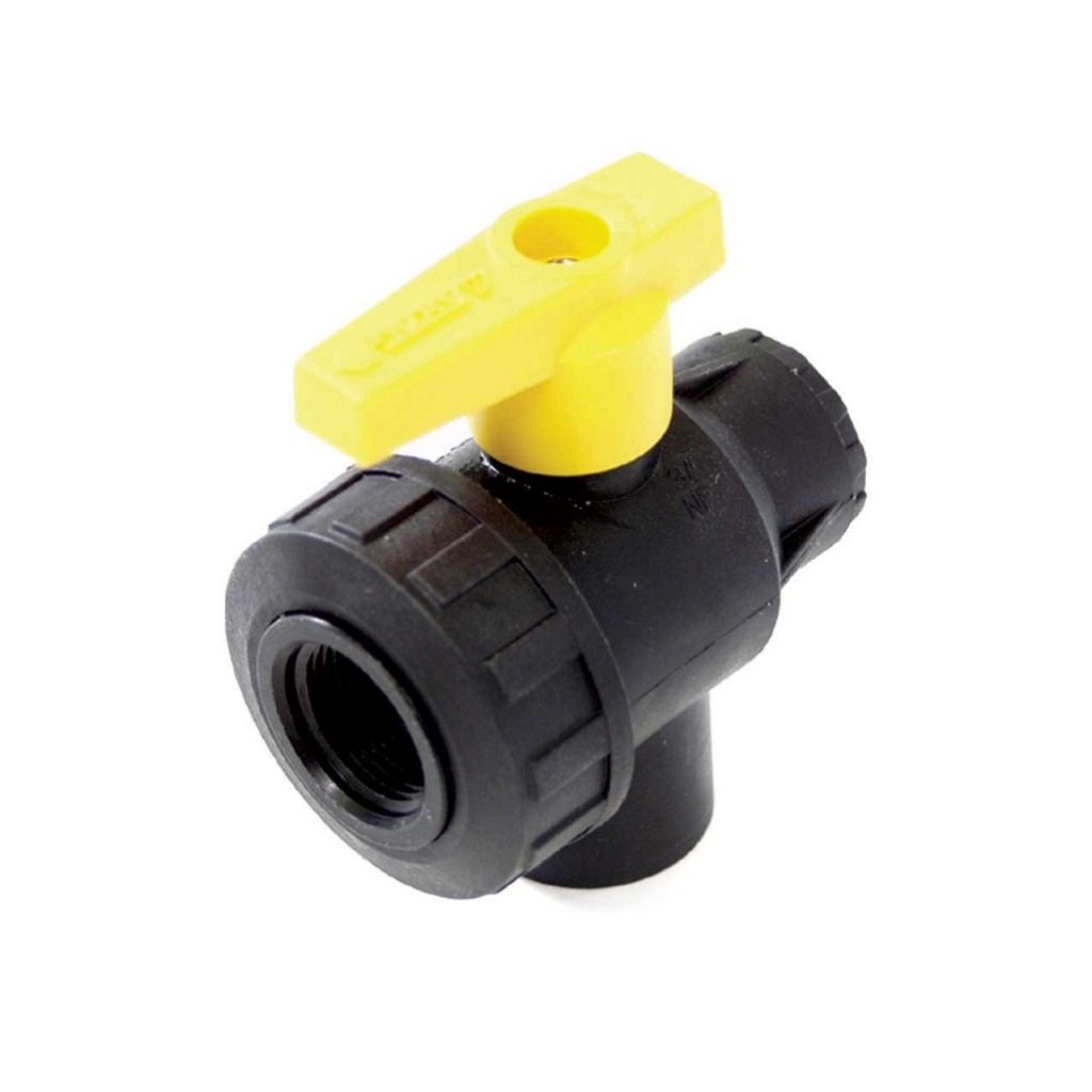 High-Quality 3-Way Poly Ball Valve - Durable & Leak-Proof for Plumbing, Irrigation & Industrial Applications
