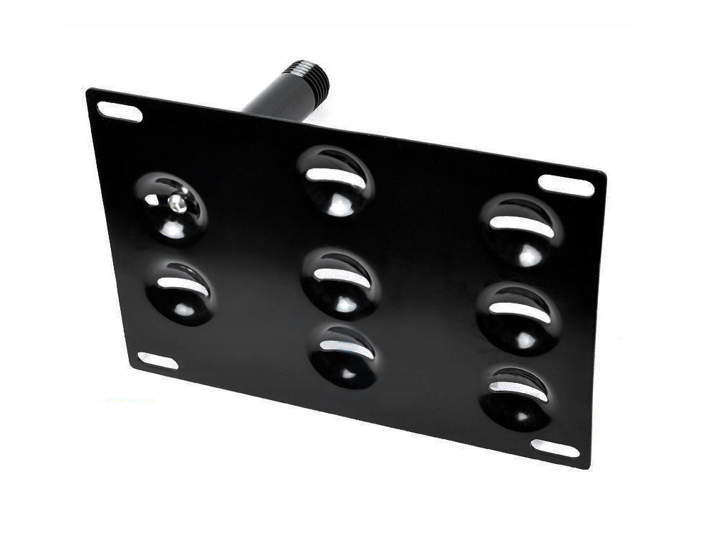 **Universal Bumper Tow Hook License Plate Mount Bracket Holder for 2008-2013 Cadillac CTS & CTS-V – Durable Front/Rear License Plate Relocation Kit for Off-Road & Car Shows**