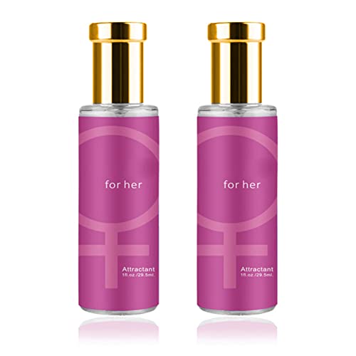 Hotiary Pheromone Cologne Oil for Men & Women - 2 Types (Her Perfume & Pure Instinct Traps) - Attract Spray & Collar - 2 Pack for Women - Perfect for Dating, Social Events & Confidence Boost