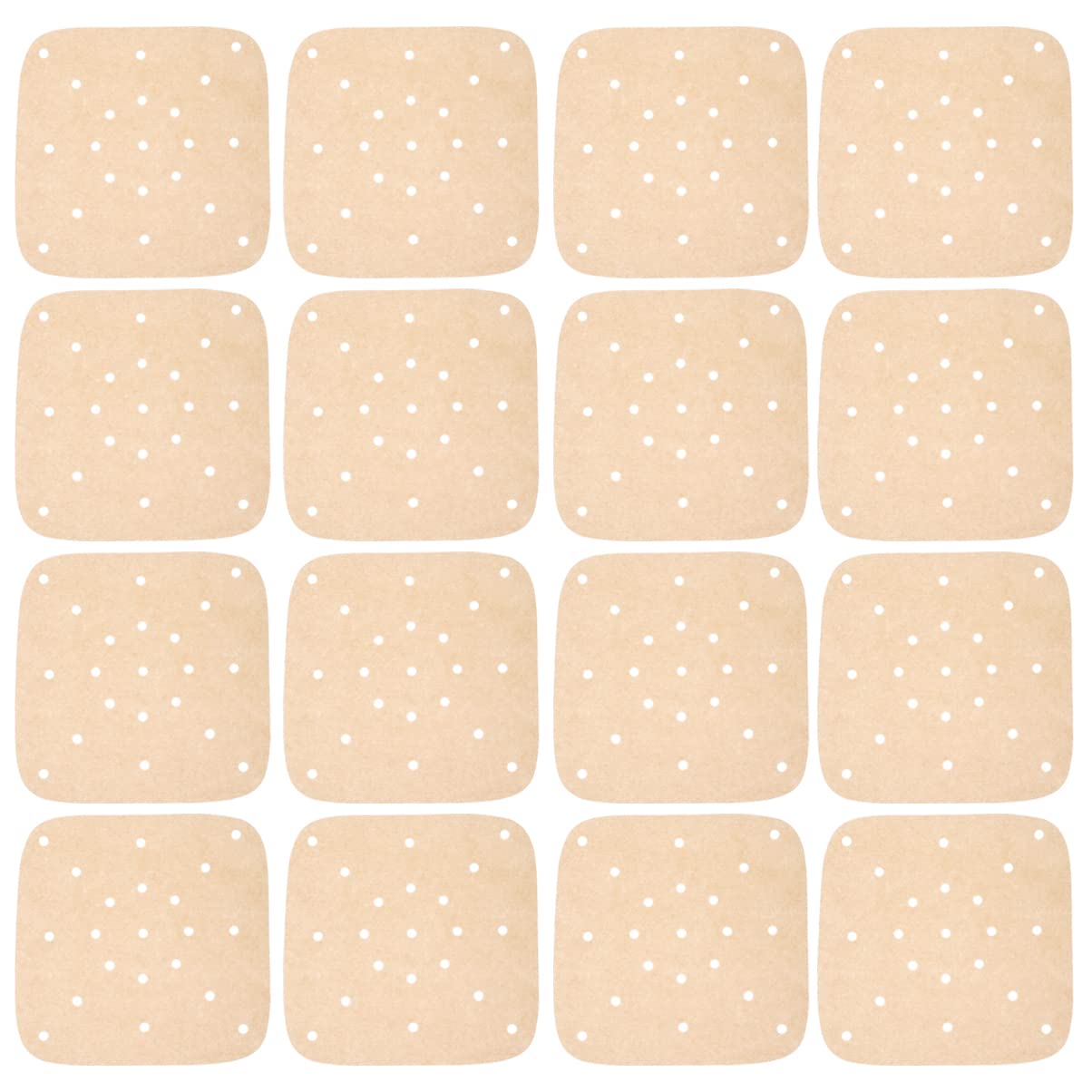 UPKOCH 100Pcs Non-Stick Air Fryer Parchment Paper Sheets - Reusable Baking Mats for Oven, Air Fryer & Microwave - Perfect for Cookies, Pizza, Roasting & Grilling - BPA Free & Heat Resistant Cooking Paper